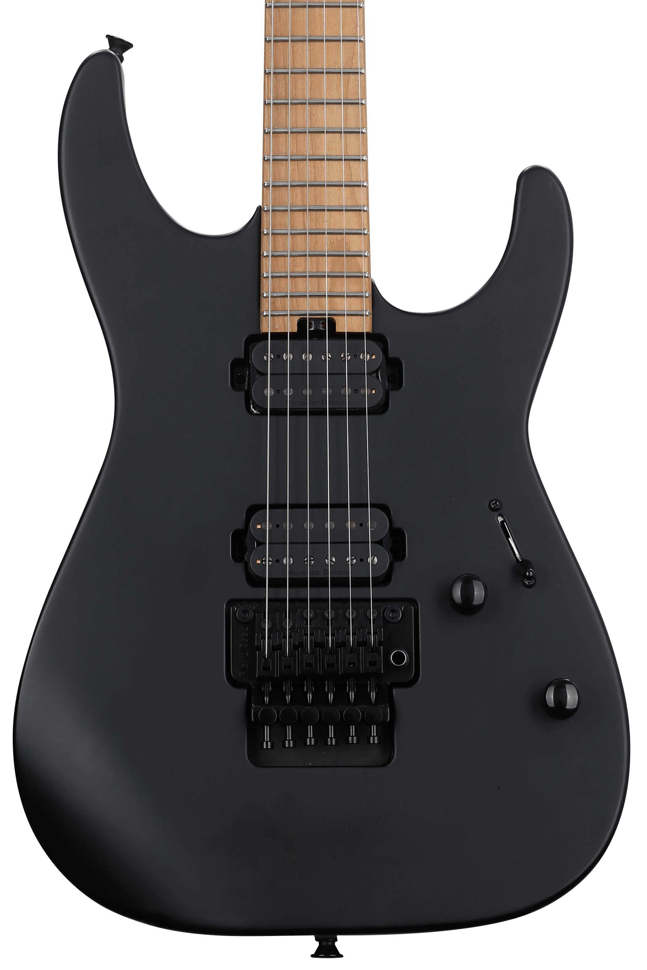 Charvel Pro-Mod DK24 FR HH CM Electric Guitar - Satin Black