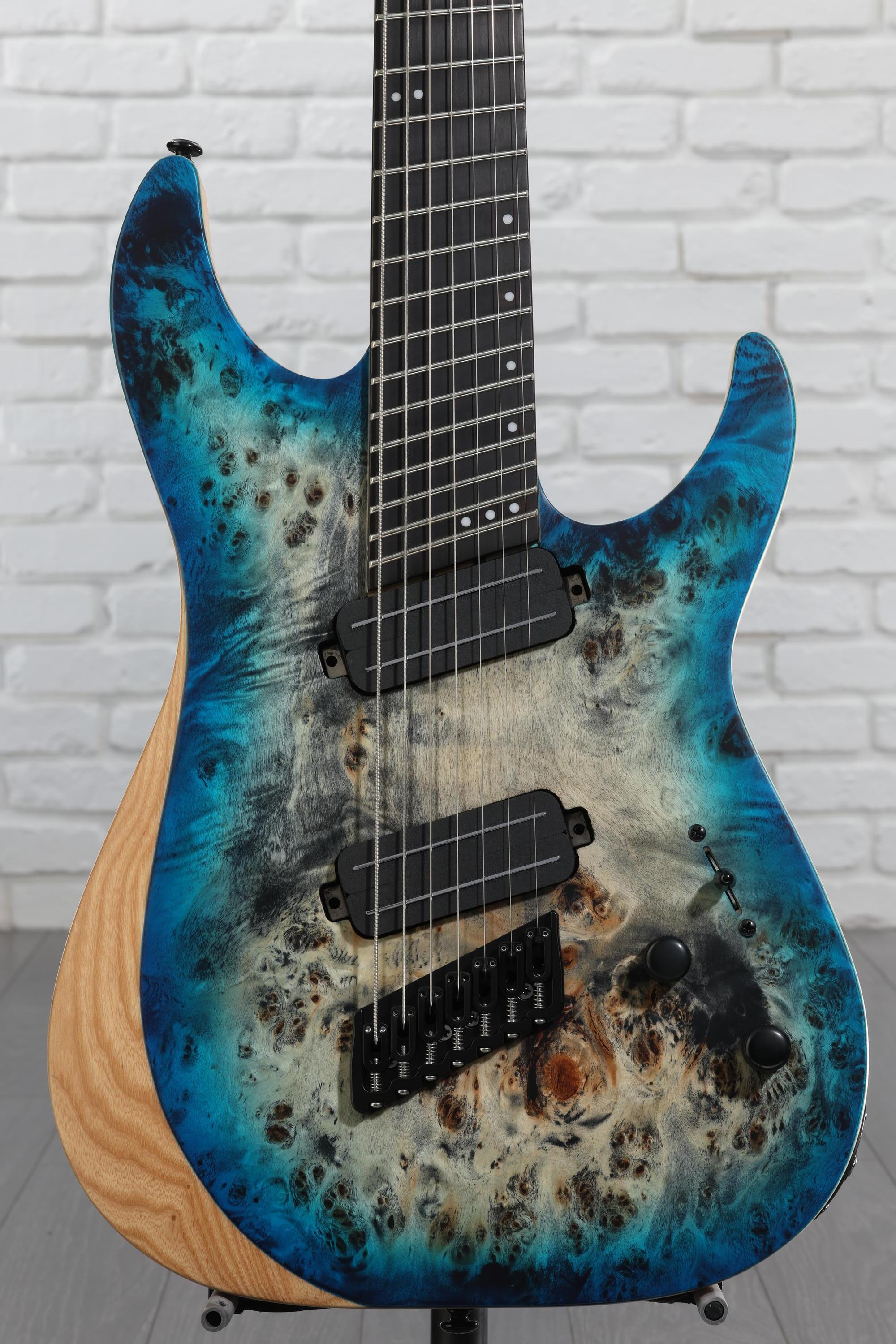 Schecter Reaper-7 Multiscale - Satin Sky Burst | Sweetwater