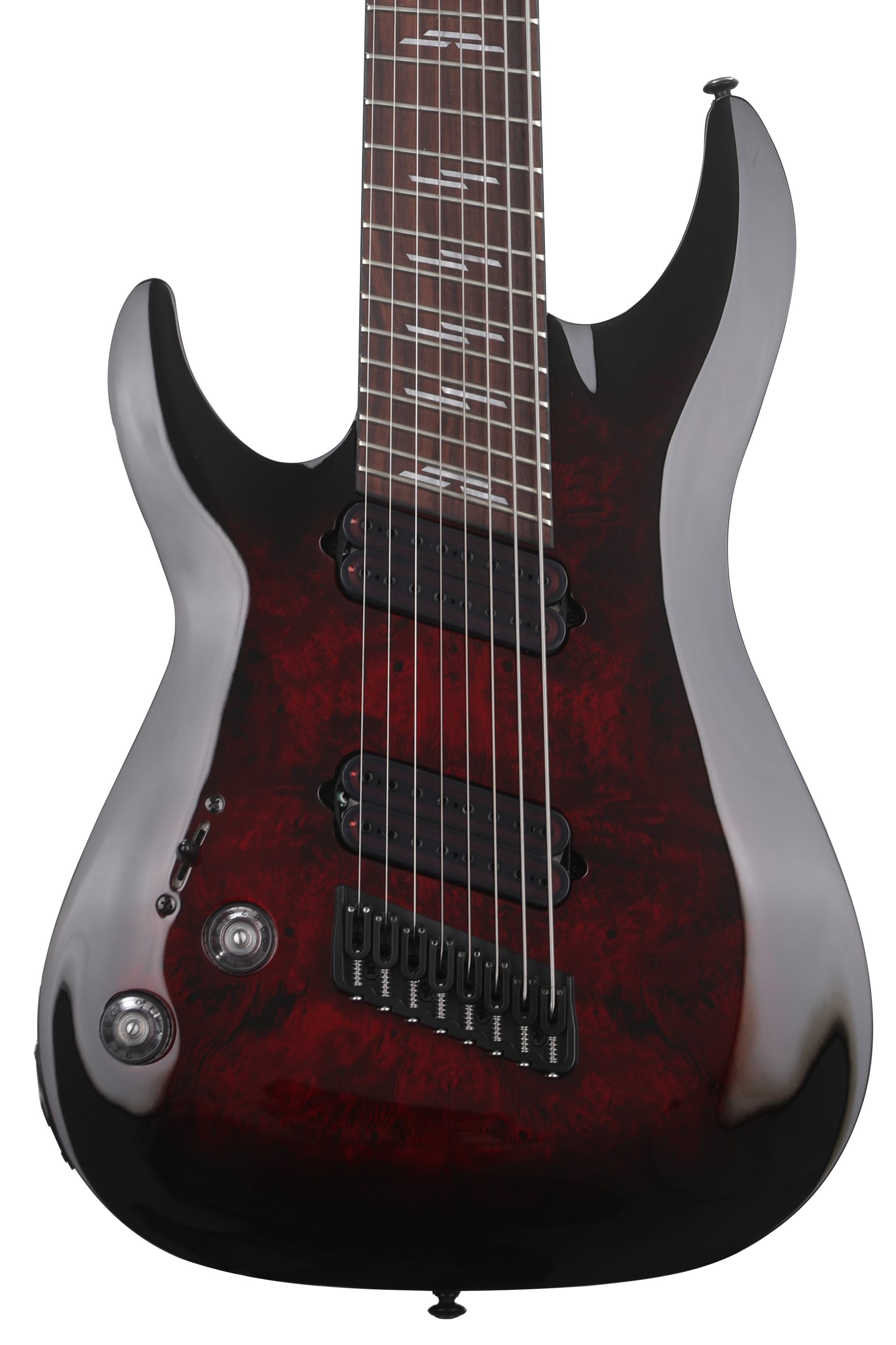 【希望者のみラッピング無料】 Schecter 8-string Left-handed Multiscale Elite-8 Omen ギター
