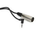 Photo of Hosa XVM-110M XLR Male to Right Angle 3.5mm TRS Male Cable - 10 foot