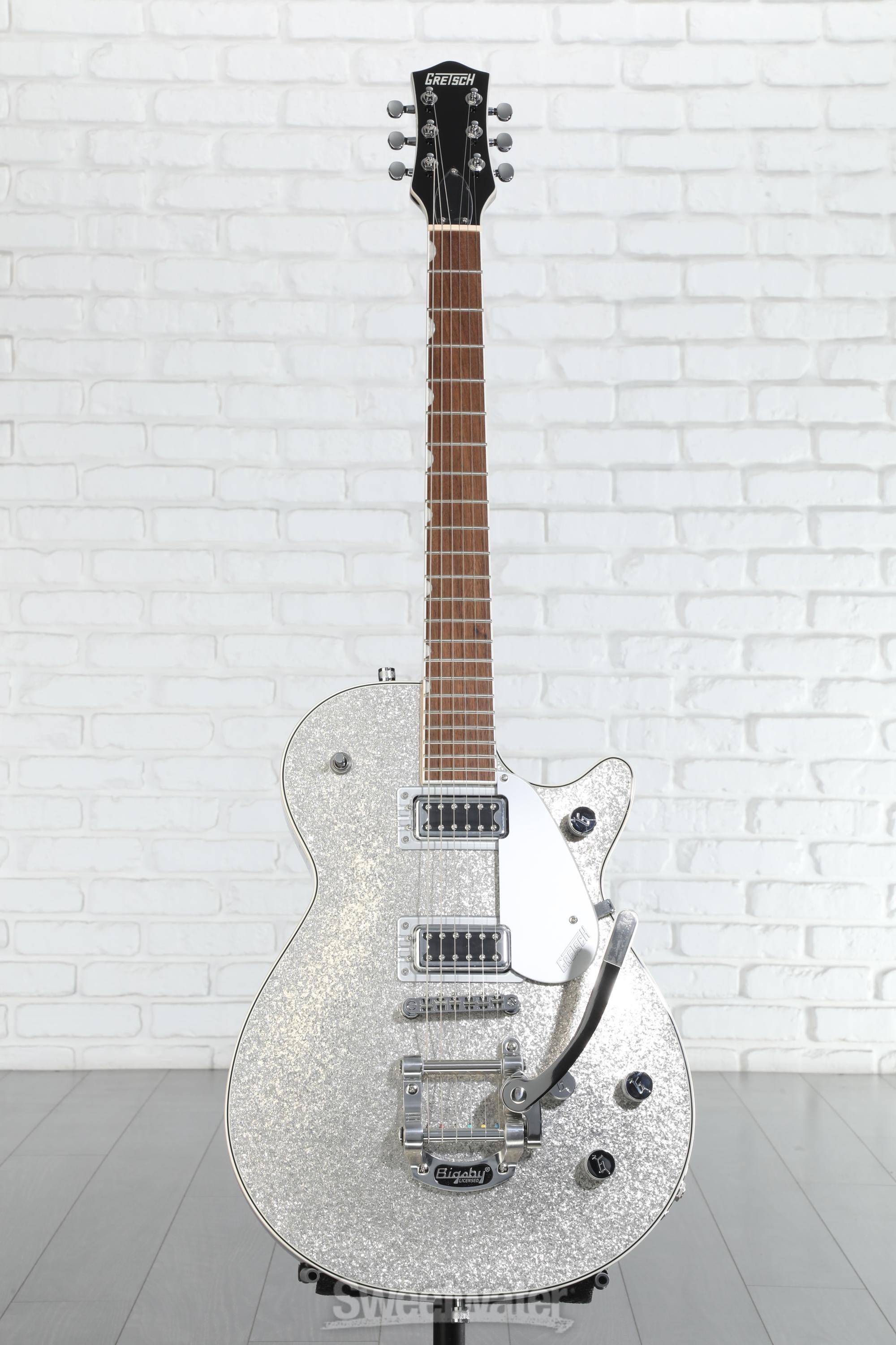 Gretsch Electromatic Jet Electric Guitar - Silver Sparkle | Sweetwater