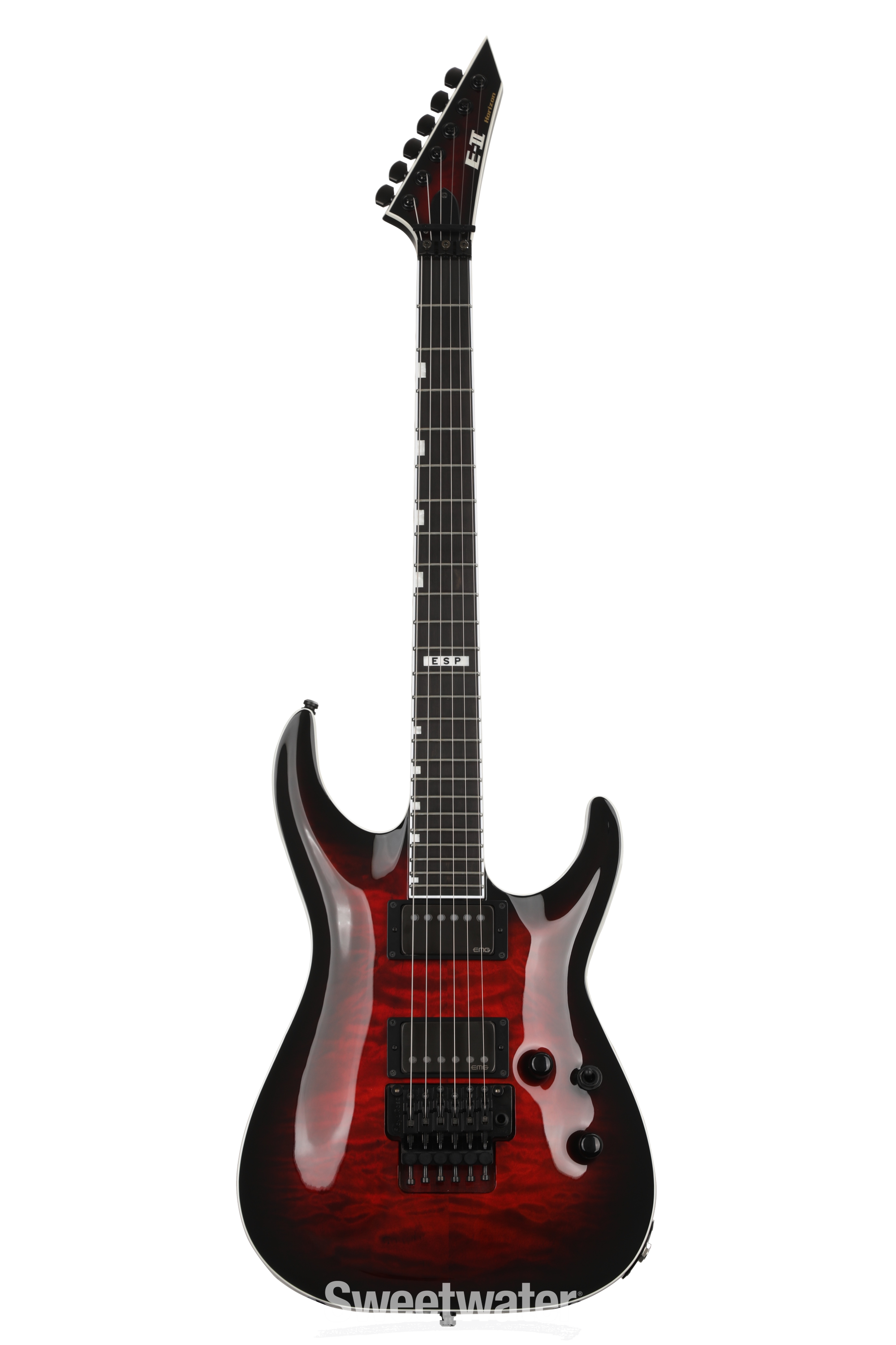 ESP E-II Horizon FR-II Electric Guitar - See-Thru-Black Cherry ESP E-II Horizon FR-II Electric Guitar - See-Thru-Black Cherry