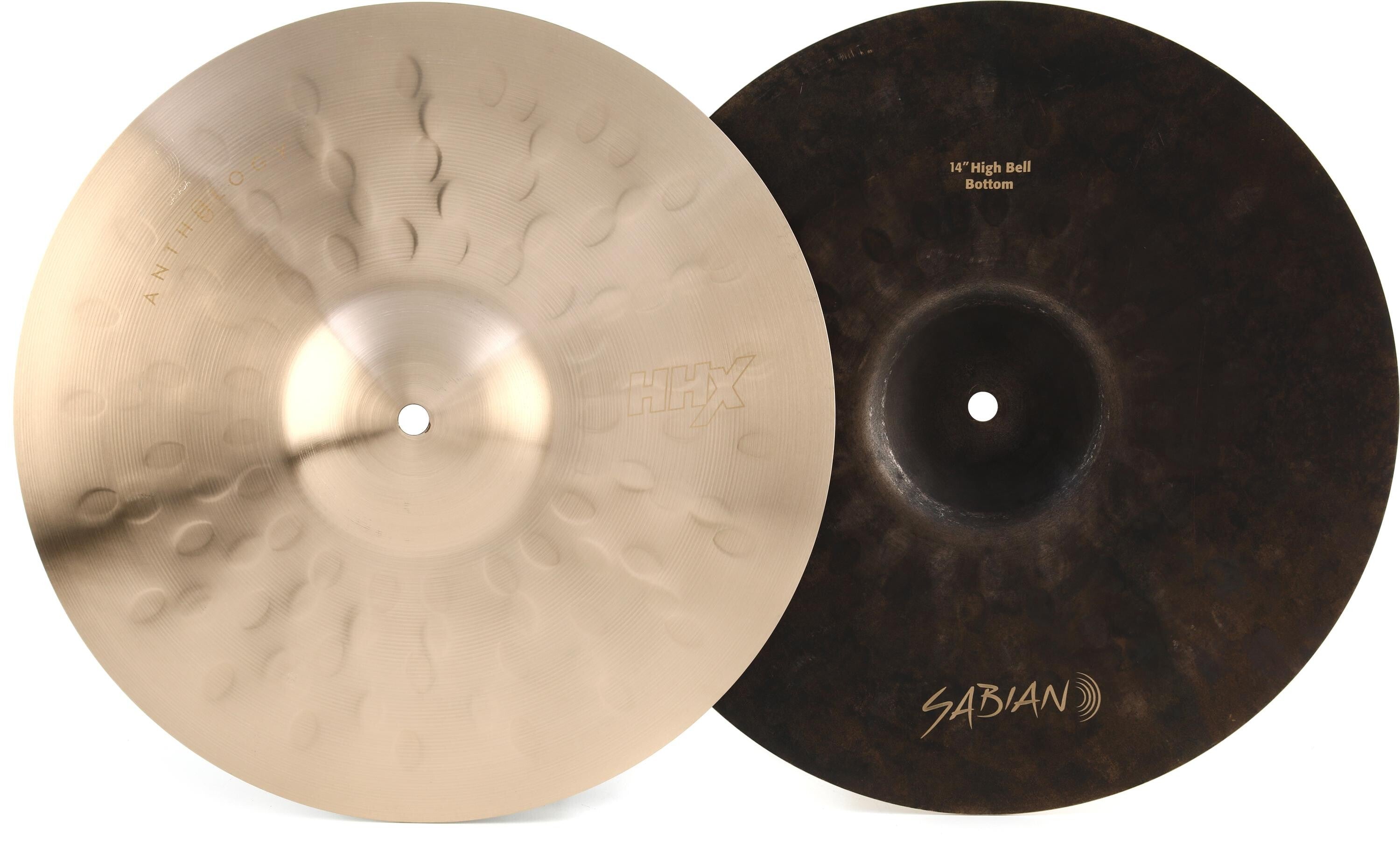 Sabian HHX Anthology Hi-hat Cymbals - 14-inch, High Bell