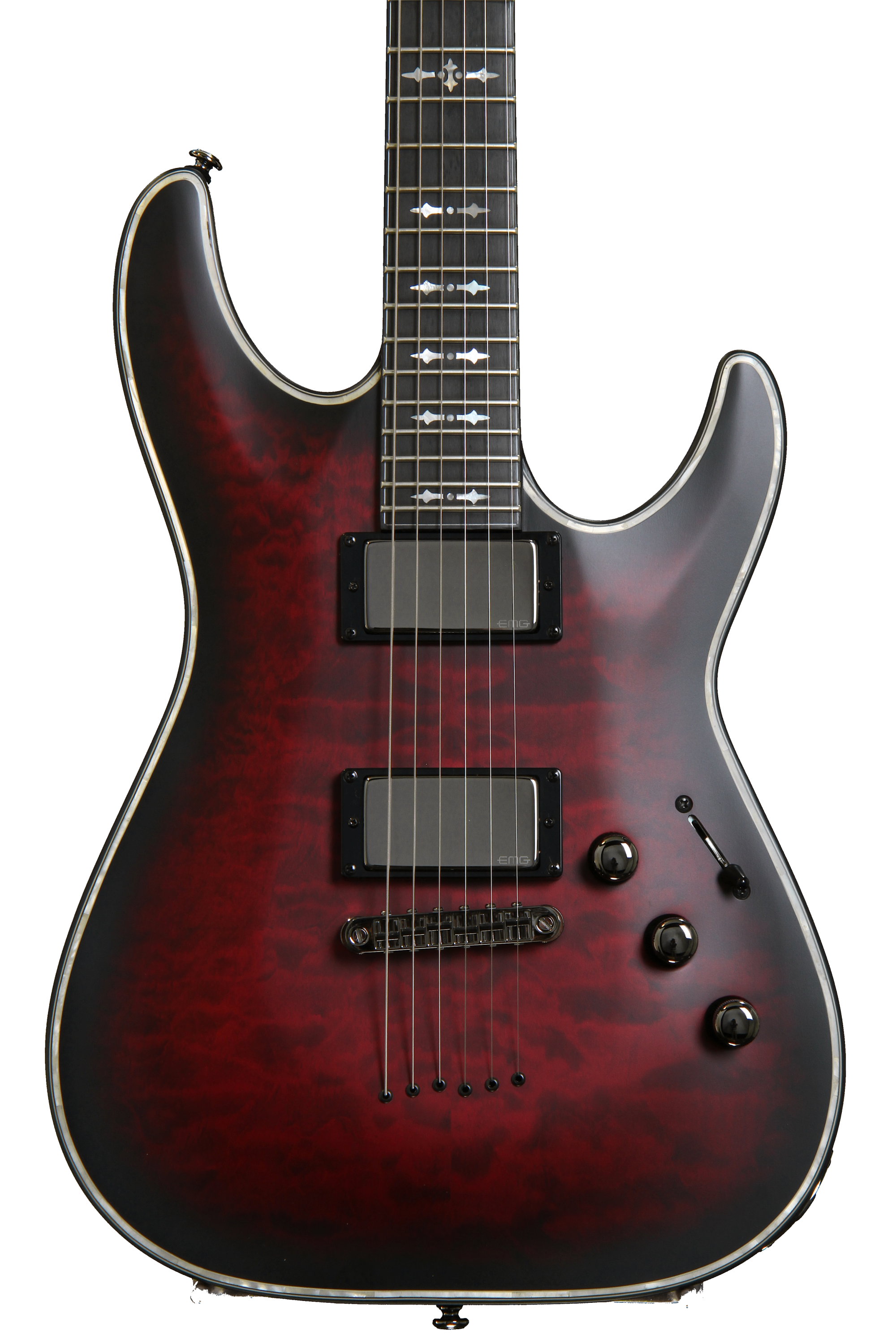 Schecter Hellraiser Extreme C-1 - Crimson Red Burst Satin Schecter Hellraiser Extreme C-1 - Crimson Red Burst Satin