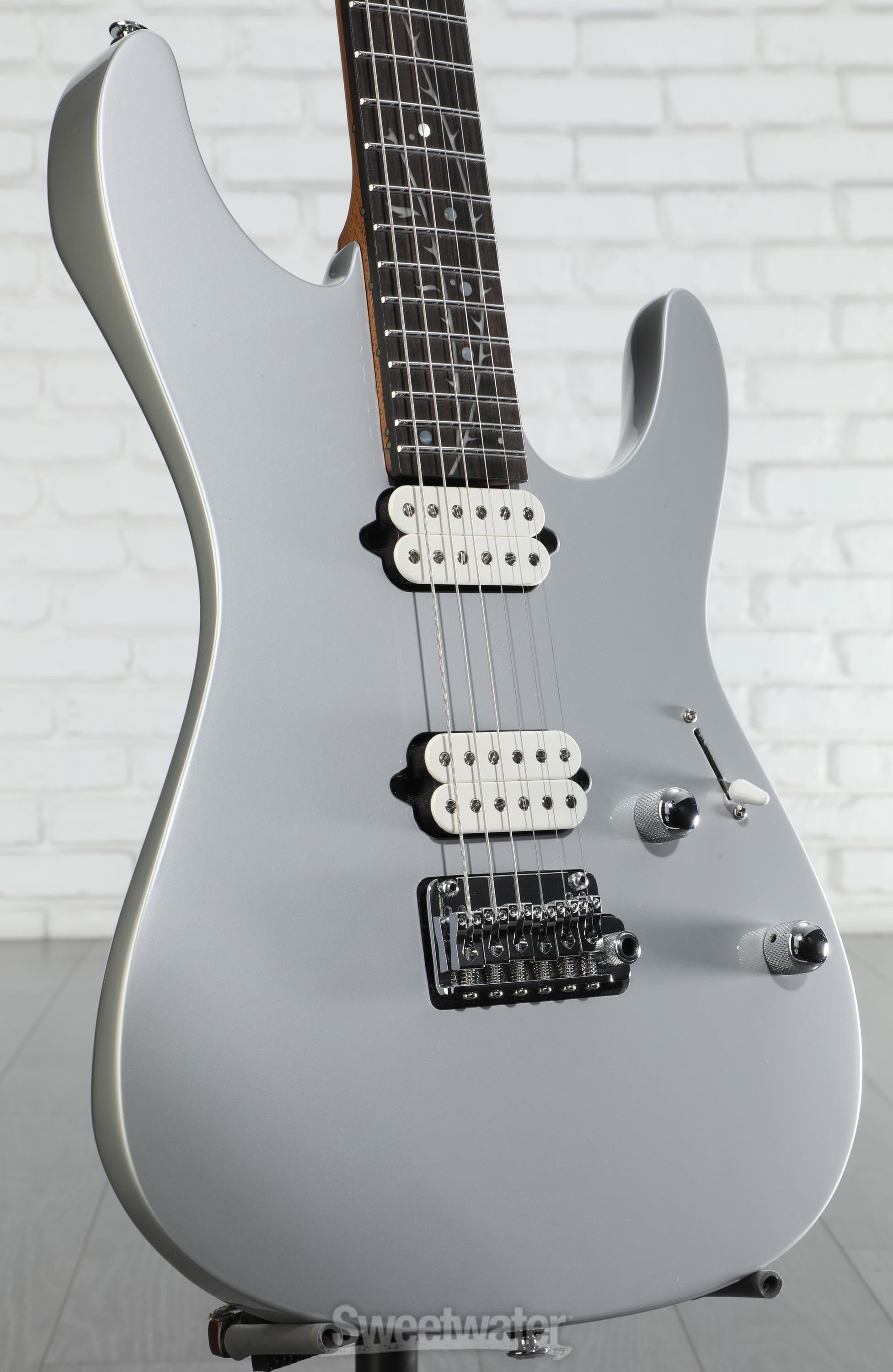 Ibanez TOD10 Tim Henson Signature Electric Guitar - Classic Silver