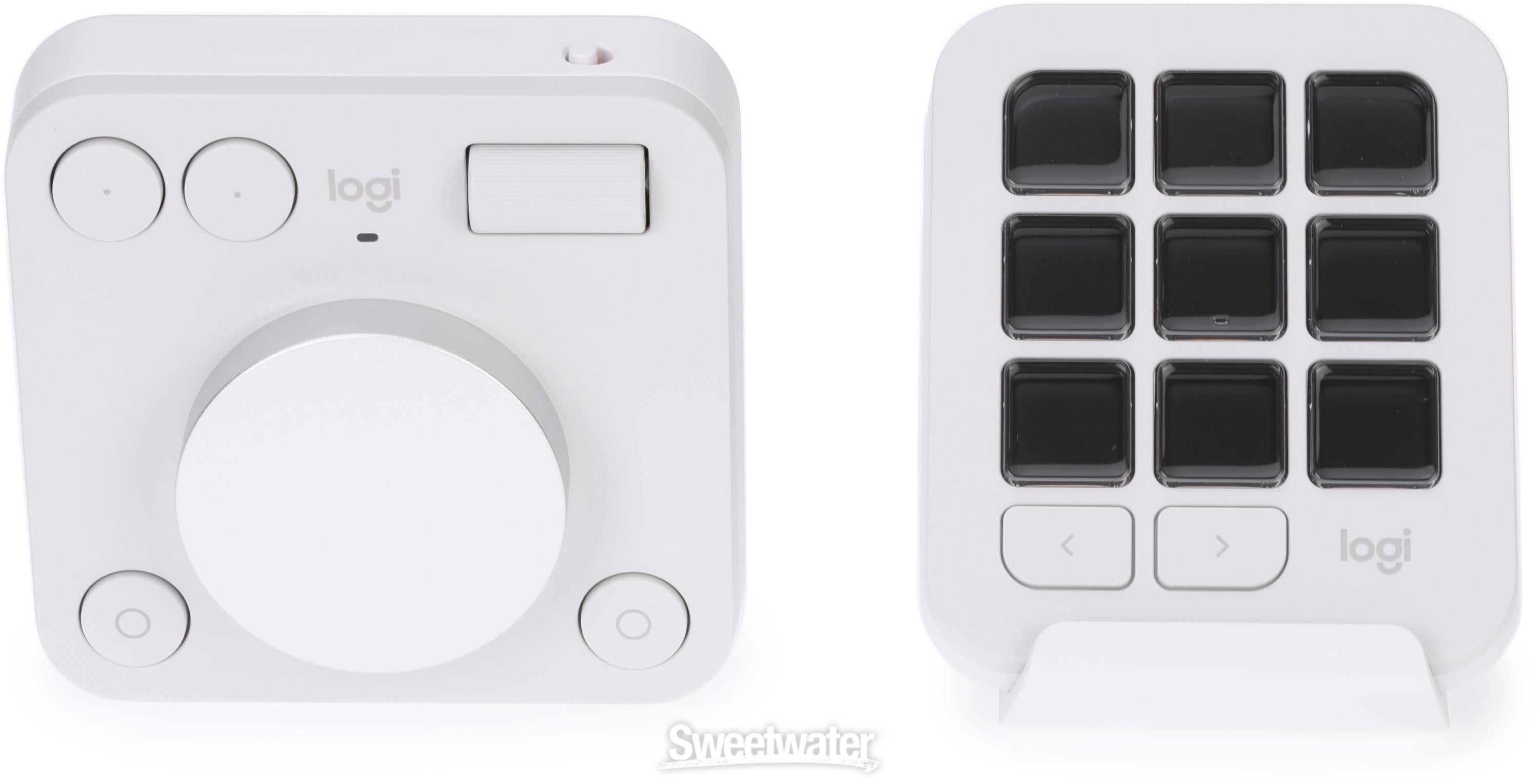 Logitech MX Creative Console Customizable Desktop Interface - Pale