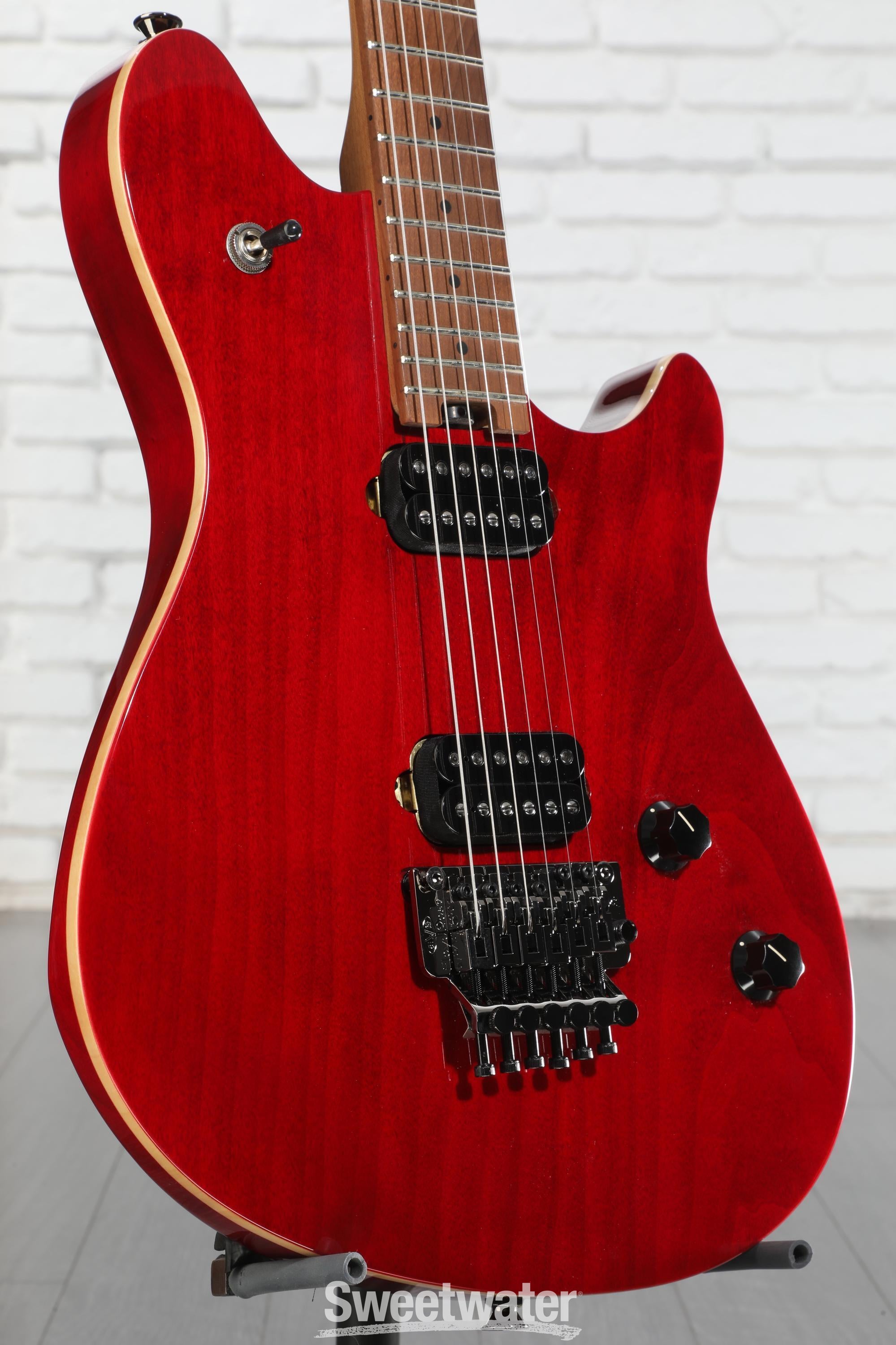 EVH Wolfgang WG Standard QM Electric Guitar - Wine Red | Sweetwater