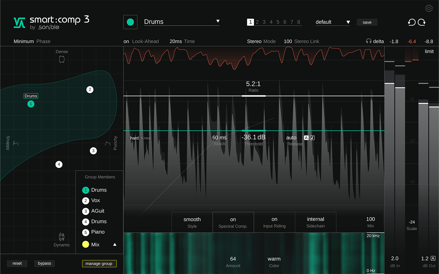 Sonible smart:comp 3 Compressor Plug-in - Upgrade from smart:comp 2