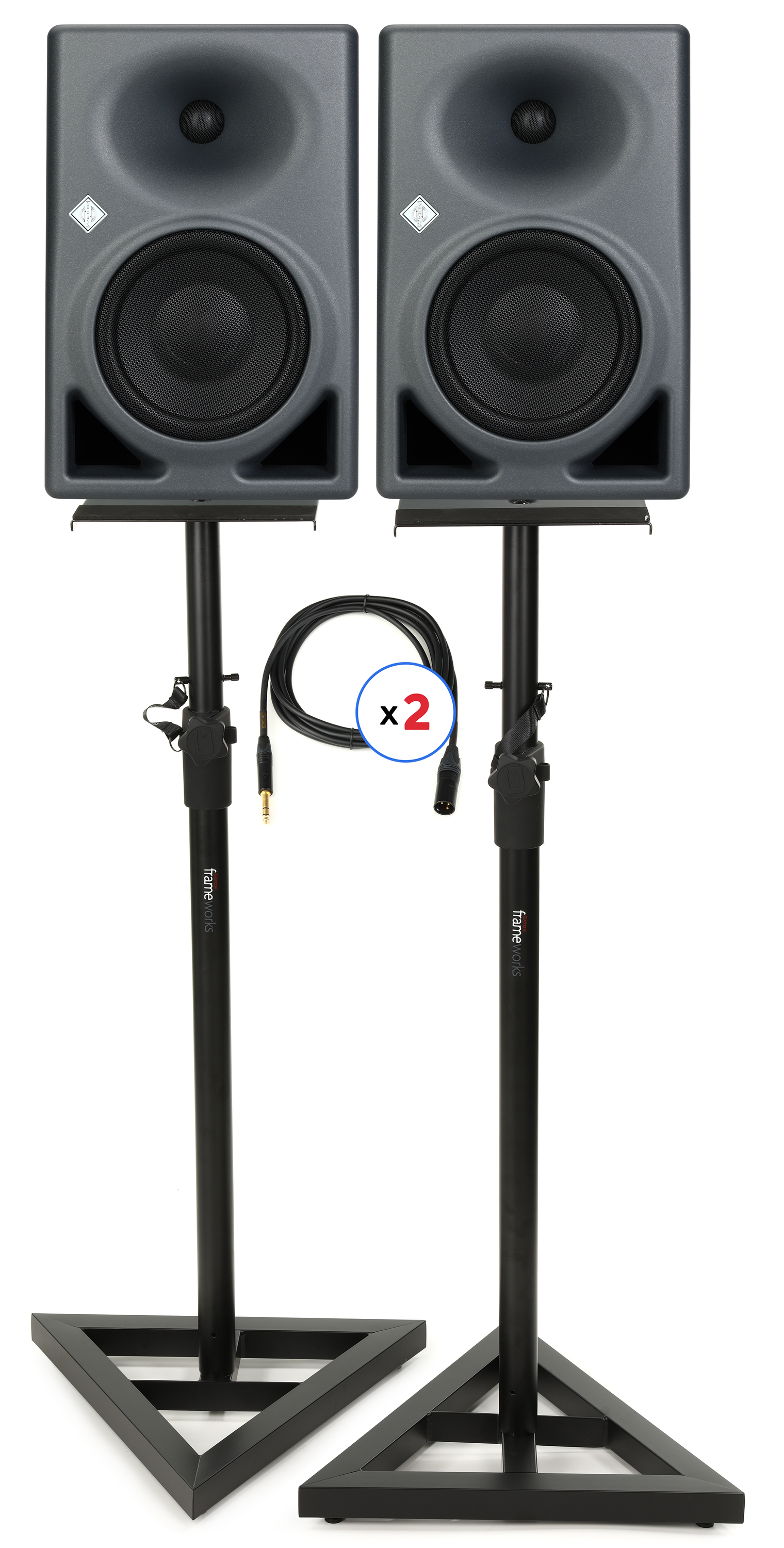 Neumann KH 150 6.5-inch 2-way Powered Studio Monitor - Anthracite