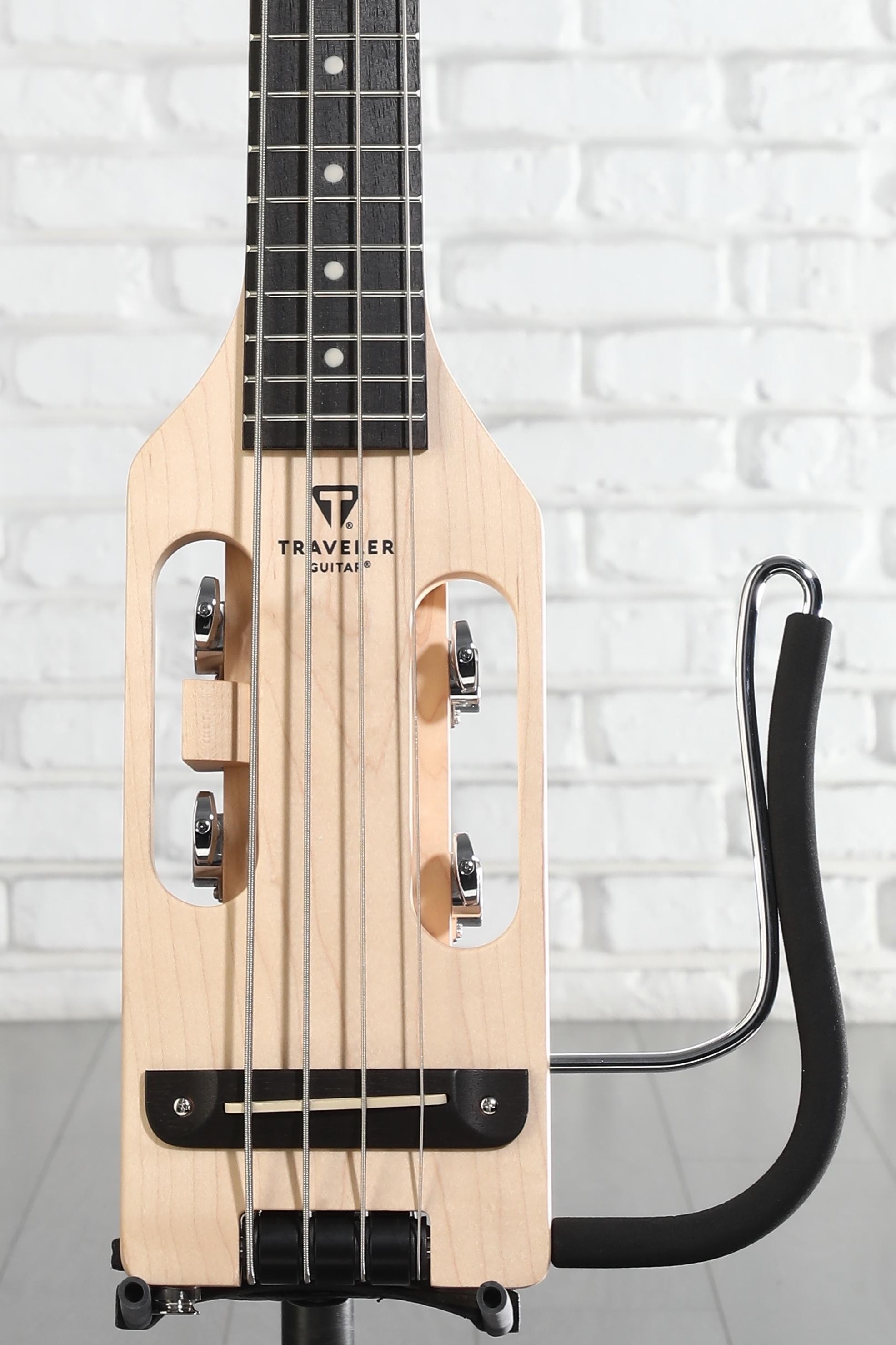 Traveler Guitar Ultra-Light Bass Guitar - Natural Maple | Sweetwater