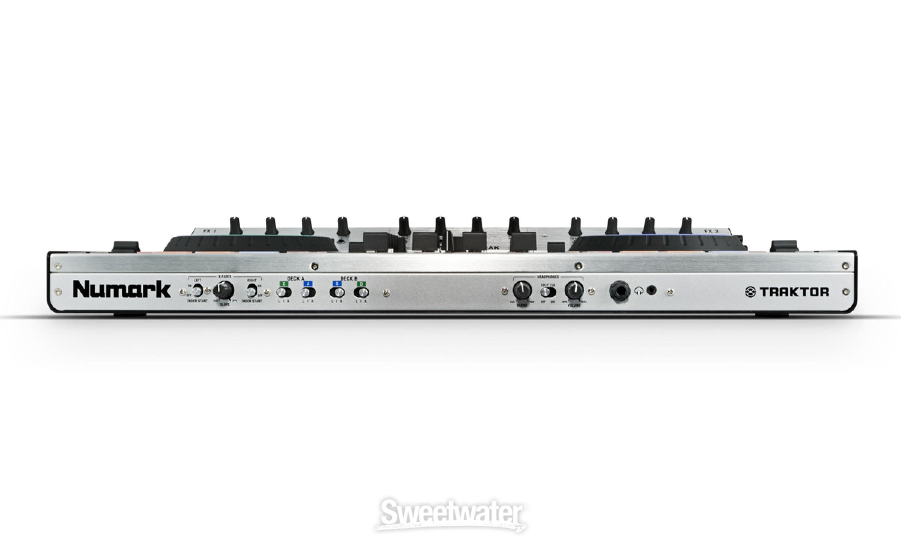 Numark 4TRAK 4-channel DJ Controller and Mixer | Sweetwater