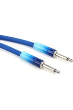 Photo of Fender Ombré Series Straight to Straight Instrument Cable - 10 foot, Belair Blue