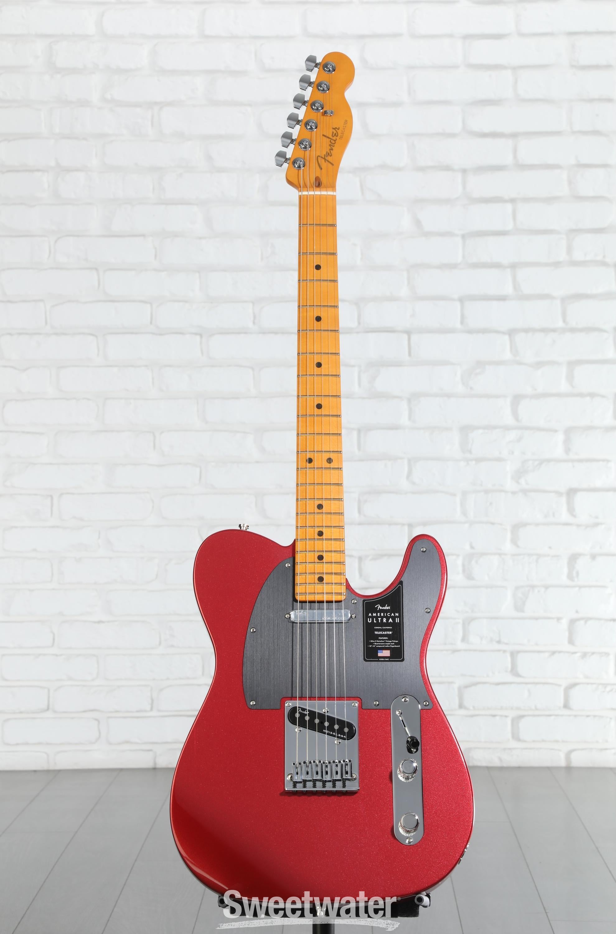 Fender American Ultra II Telecaster Electric Guitar - Sinister Red