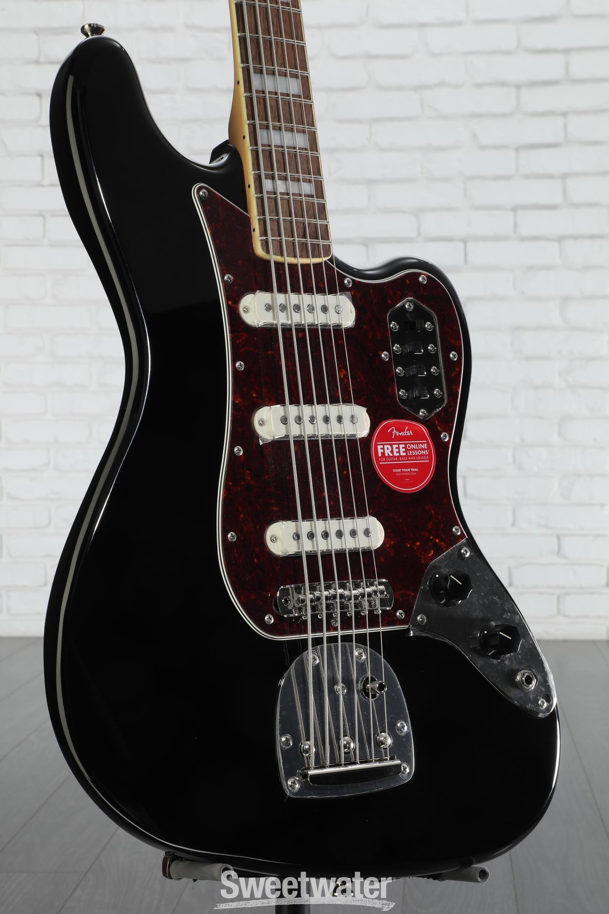 eroppi1960　Classic Vibe Bass VI Black Squier Classic Vibe Bass VI Guitar - Black | Sweetwater
