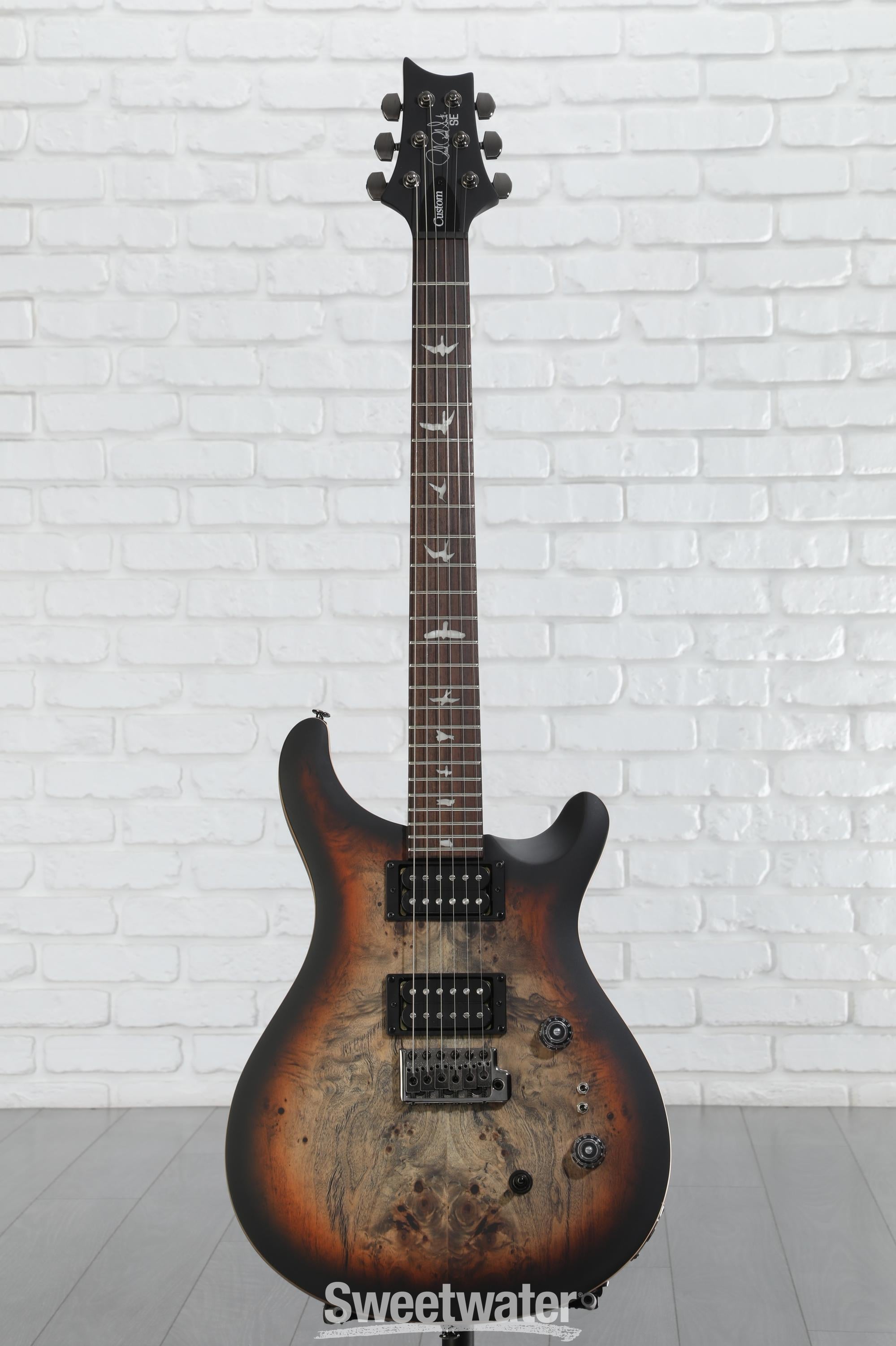 ギター PRS SE Custom 24 Spalted Maple PRS SE Custom 24, Exclusive Finish - Spalted Maple, Natural