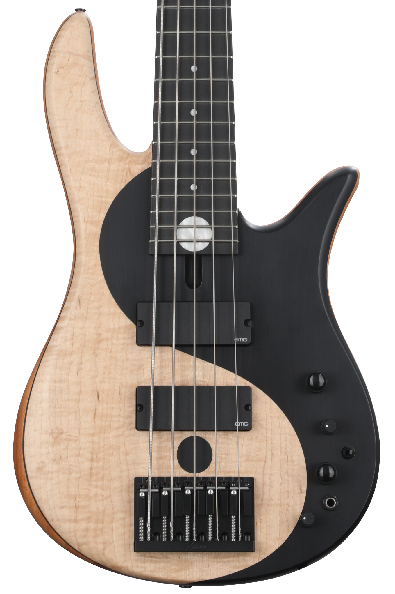 Fodera Yin Yang 5 Standard Bass Guitar - Blister Maple with 19.0mm 