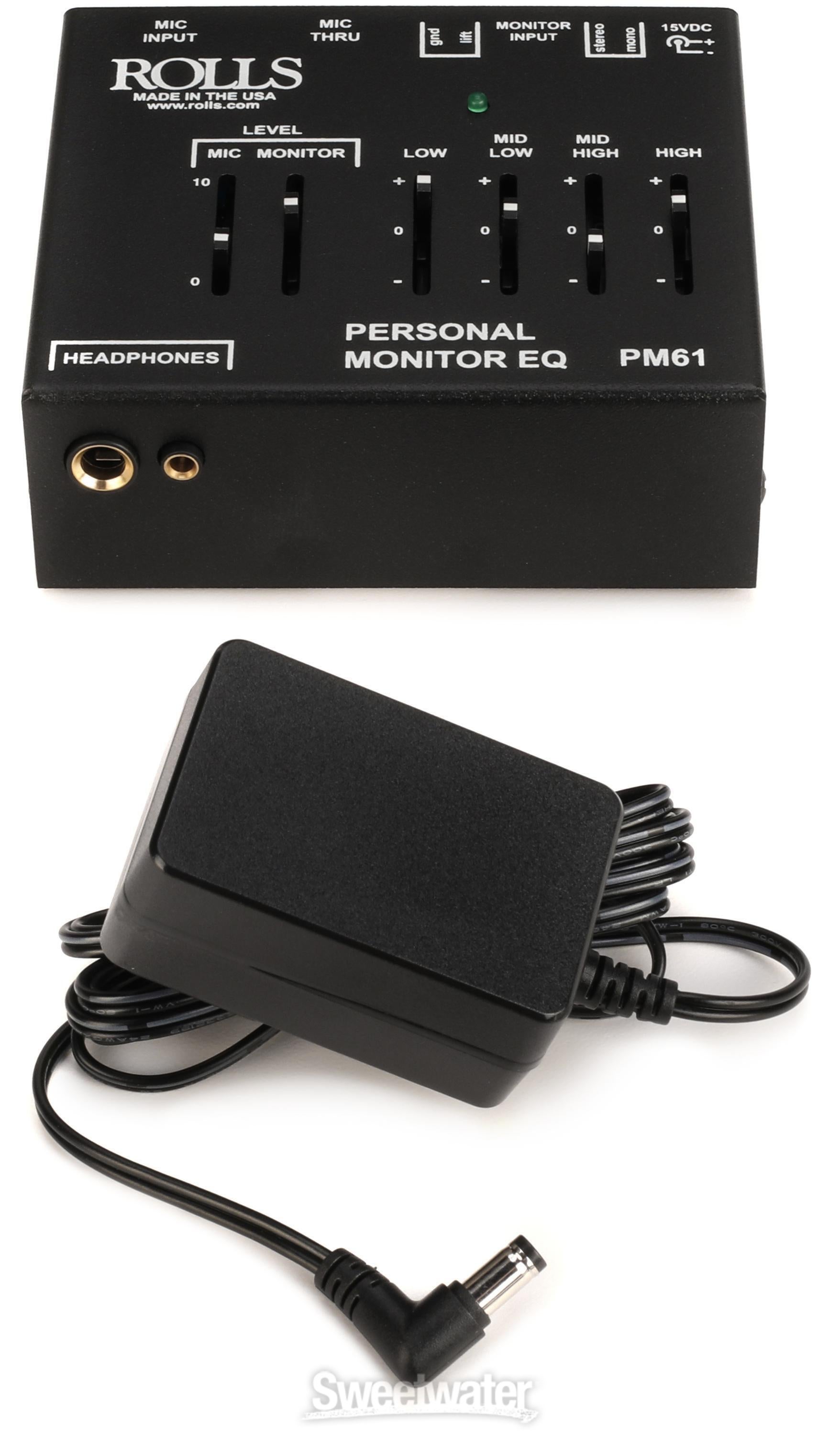 Rolls PM61 Personal Monitor Mixer | Sweetwater