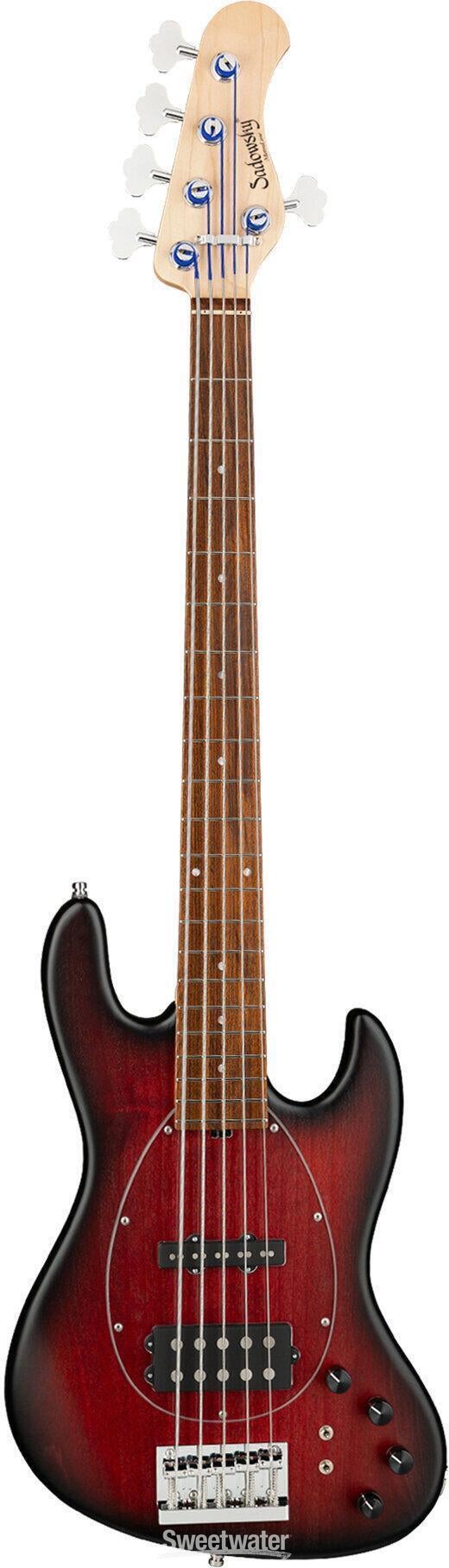 Sadowsky MetroLine 21-fret Vintage M/J Bass, Red Alder Body, 5