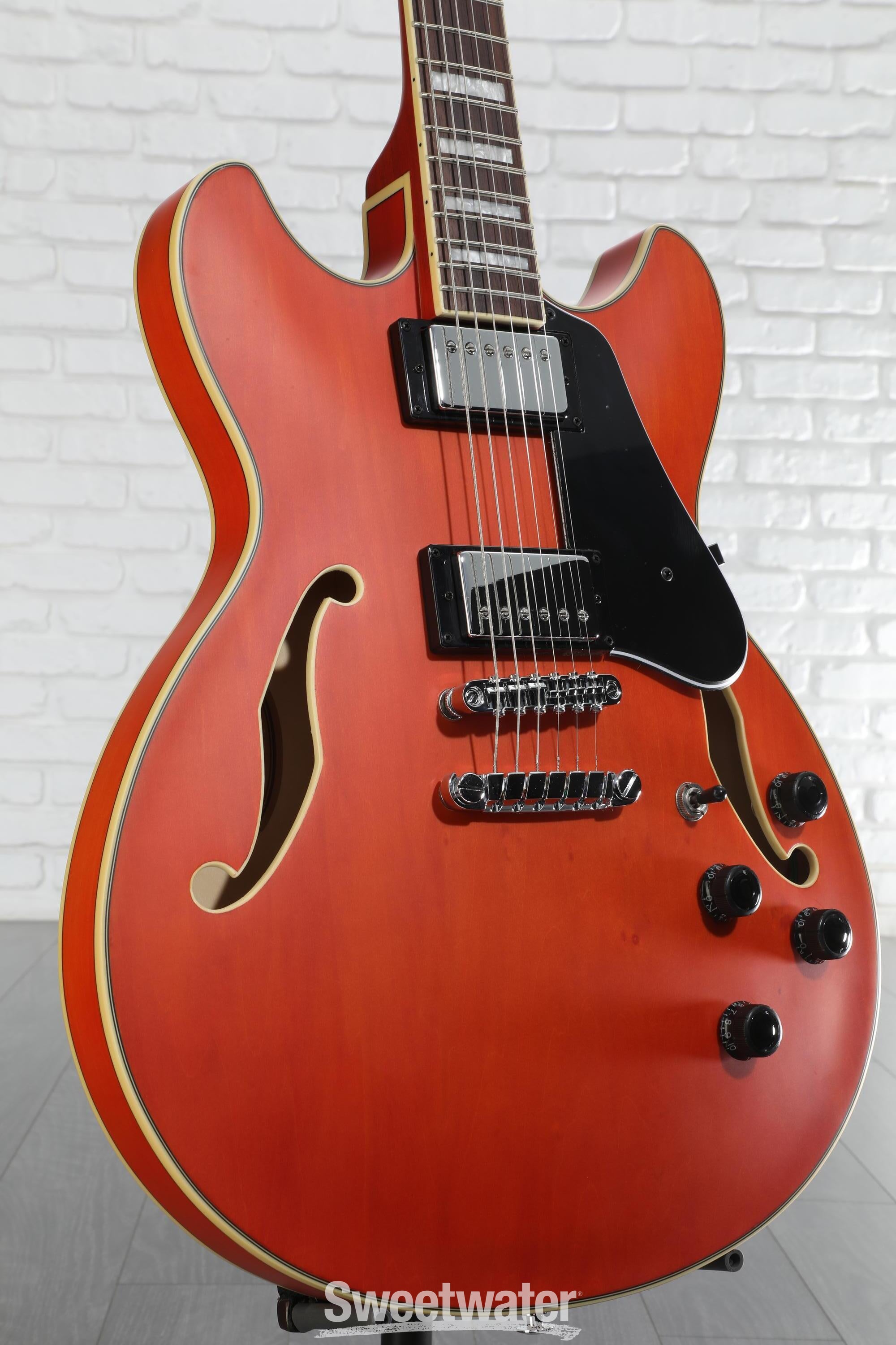 ギター Ibanez AS73 Ibanez Artcore AS73 Semi-hollow Electric Guitar - Transparent