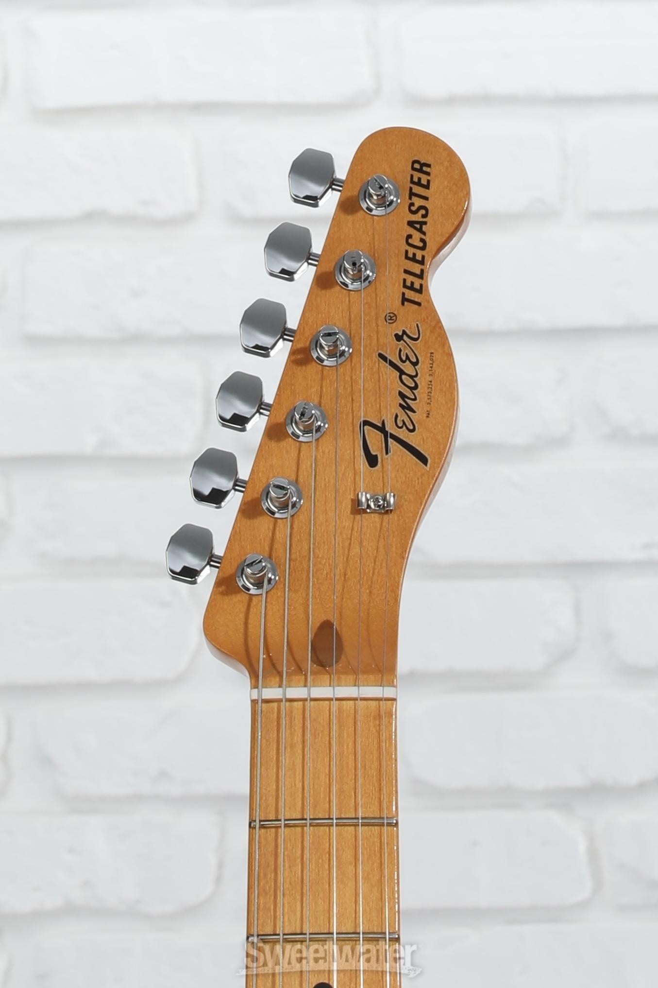 Fender Vintera II '60s Telecaster Thinline Electric Guitar - Black