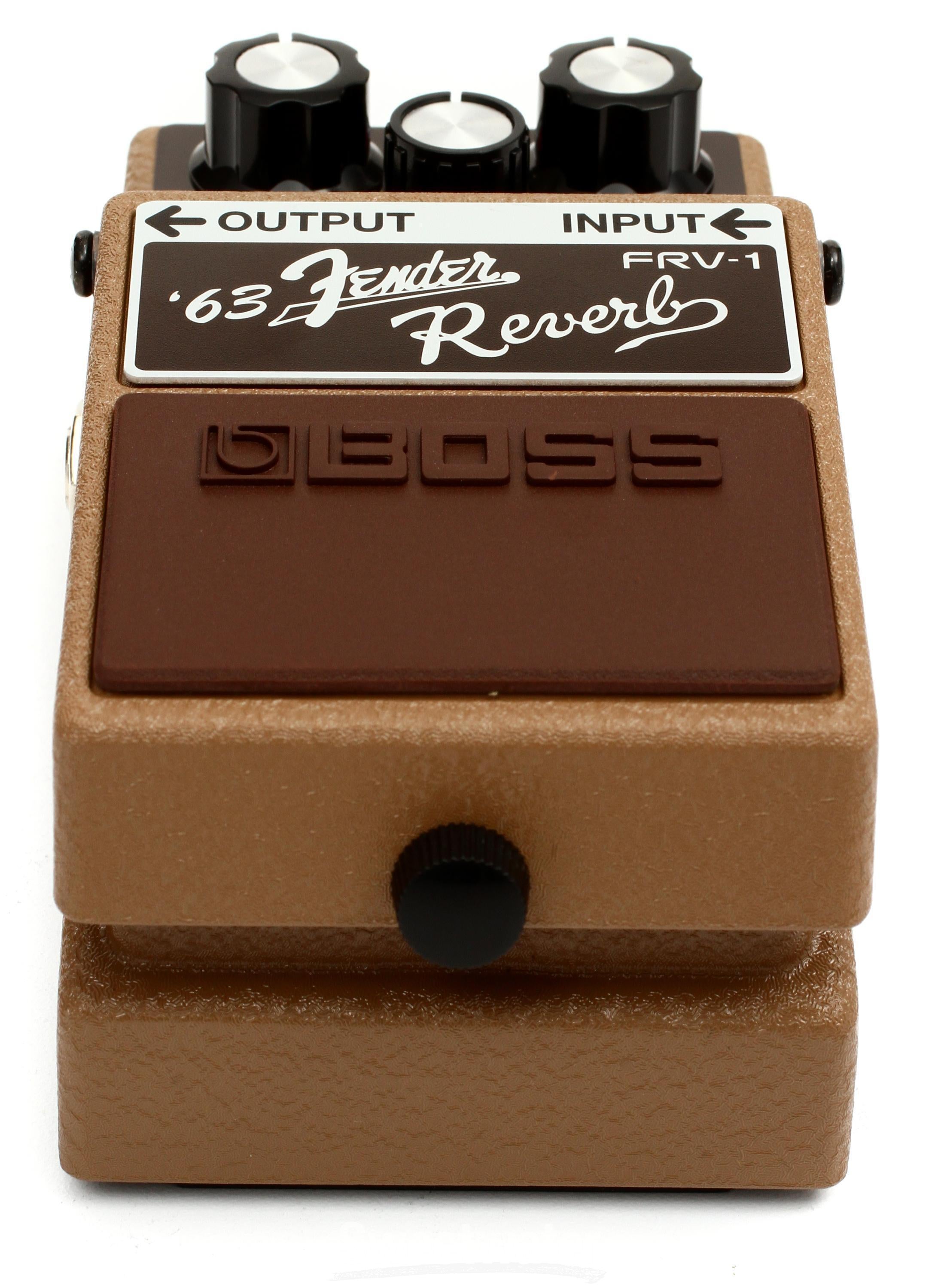 Boss FRV-1 63 Fender Reverb Pedal Reviews | Sweetwater