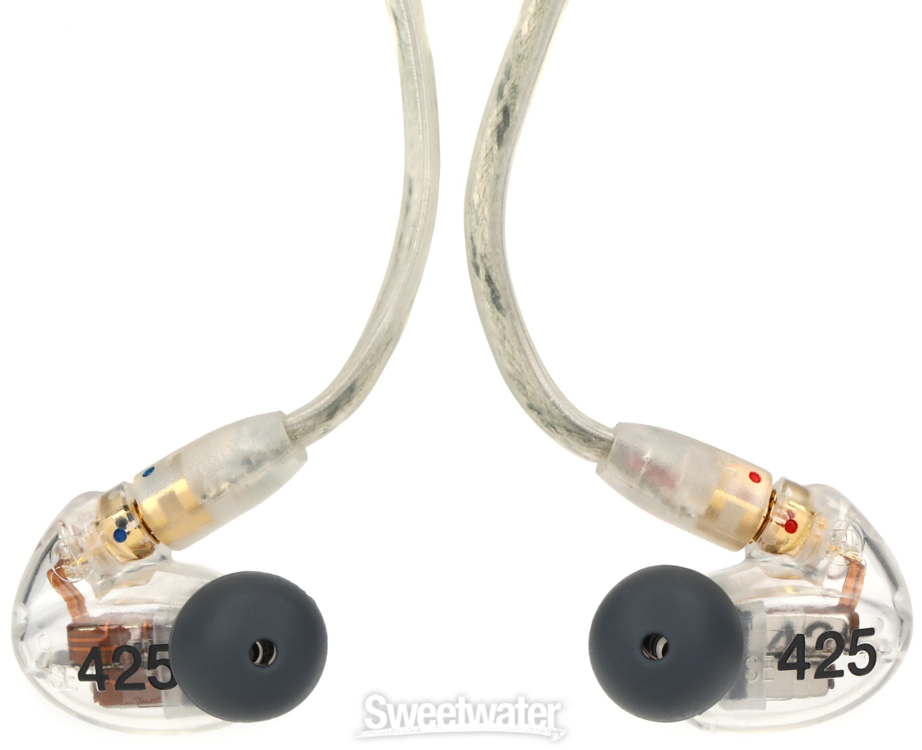 Shure SE425 Sound Isolating Earphones - Clear | Sweetwater