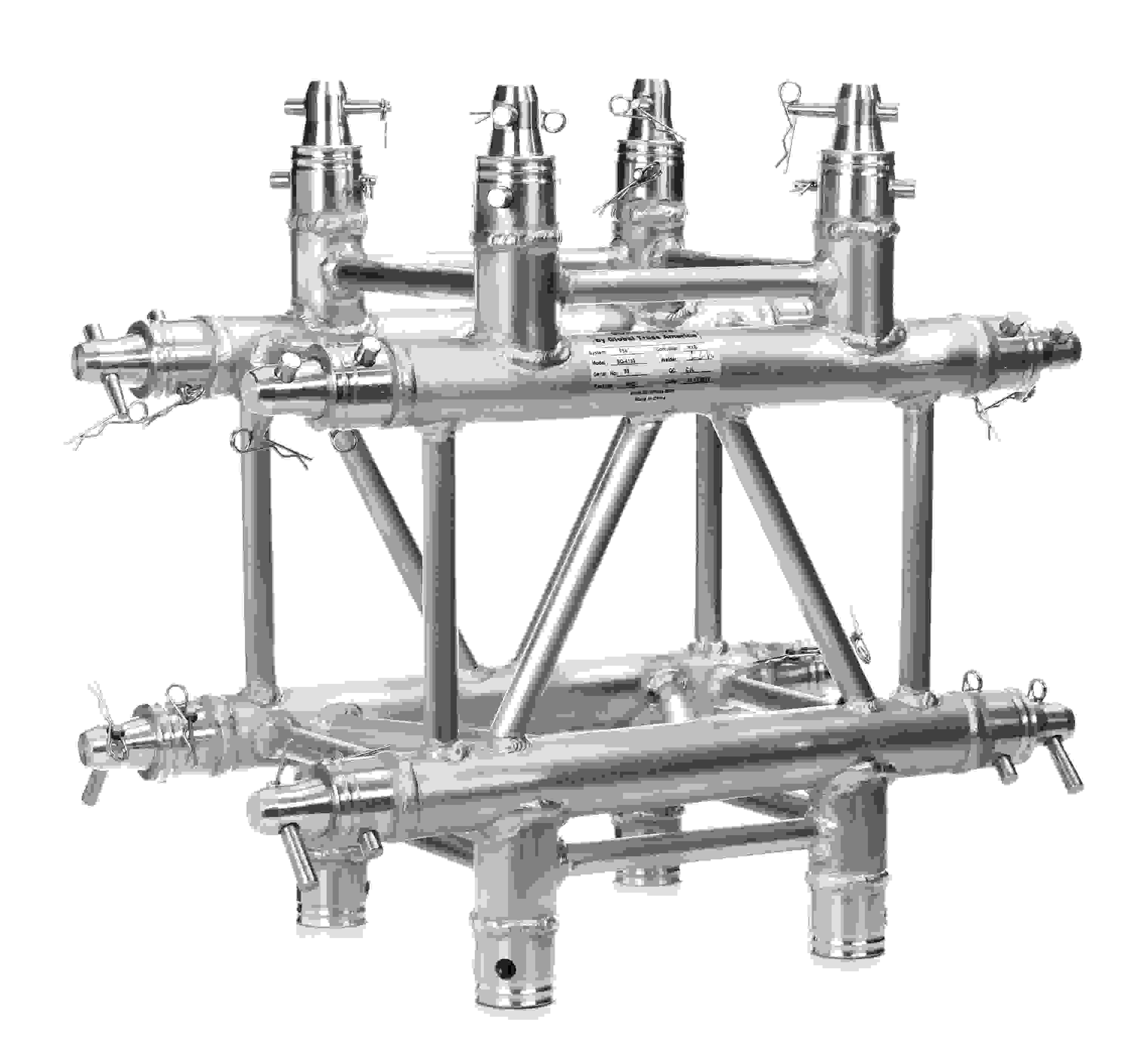 Global Truss SQ-4133 F34 Square Truss 4-way Cross Junction Segment