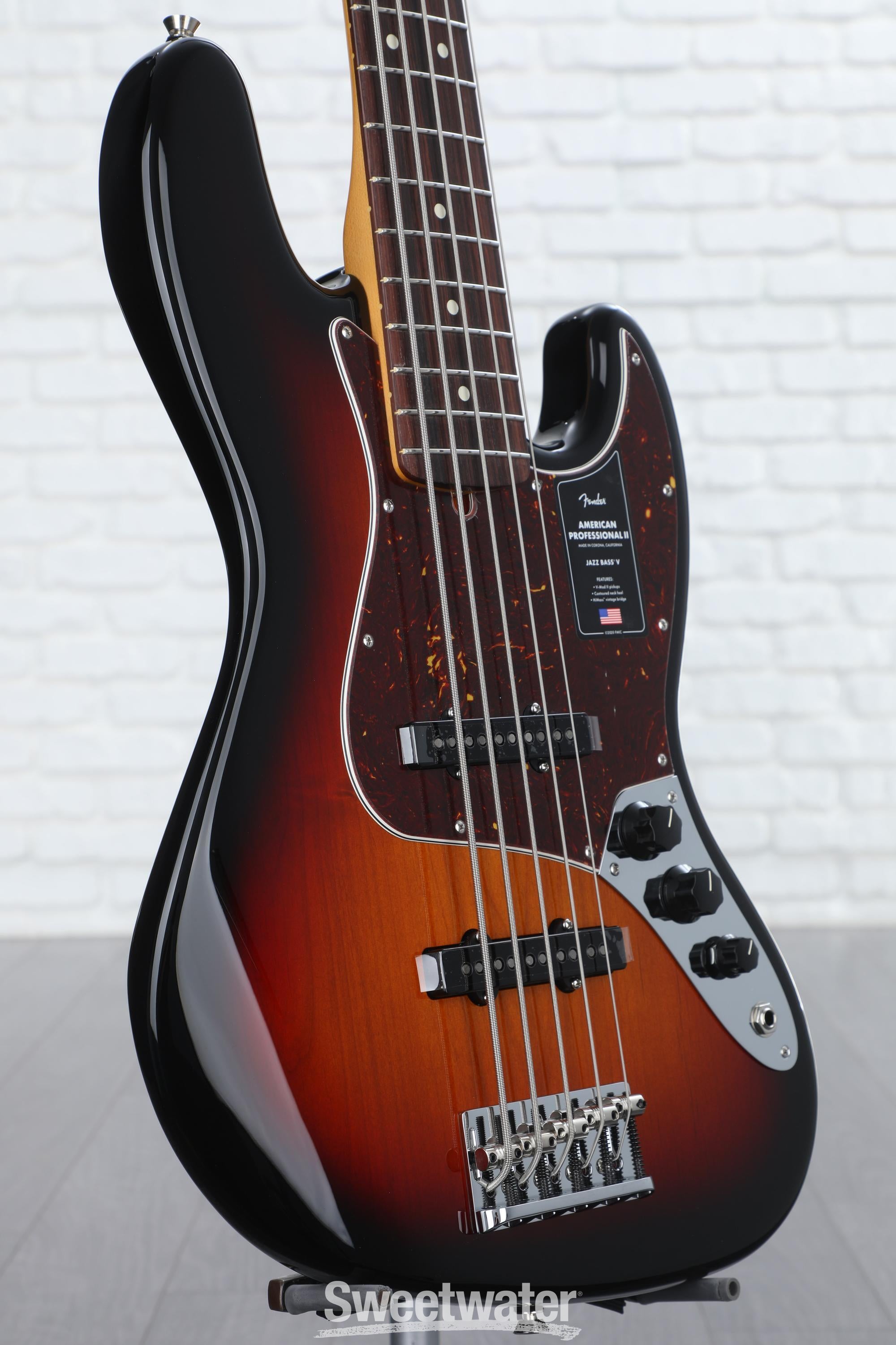 お気に入り II Professional American Fender Jazz Color 3 - V Bass ベース