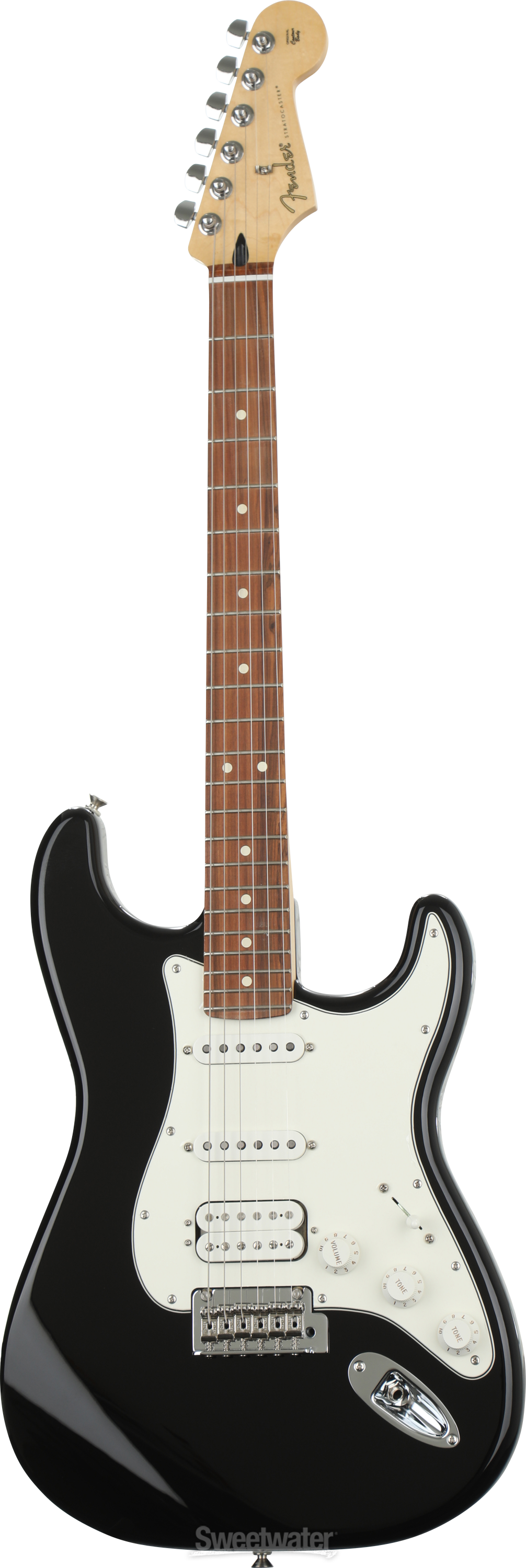 ギター Fender Player Stratocaster HSS PF BLK Fender Player Stratocaster HSS - Black with Pau Ferro Fingerboard