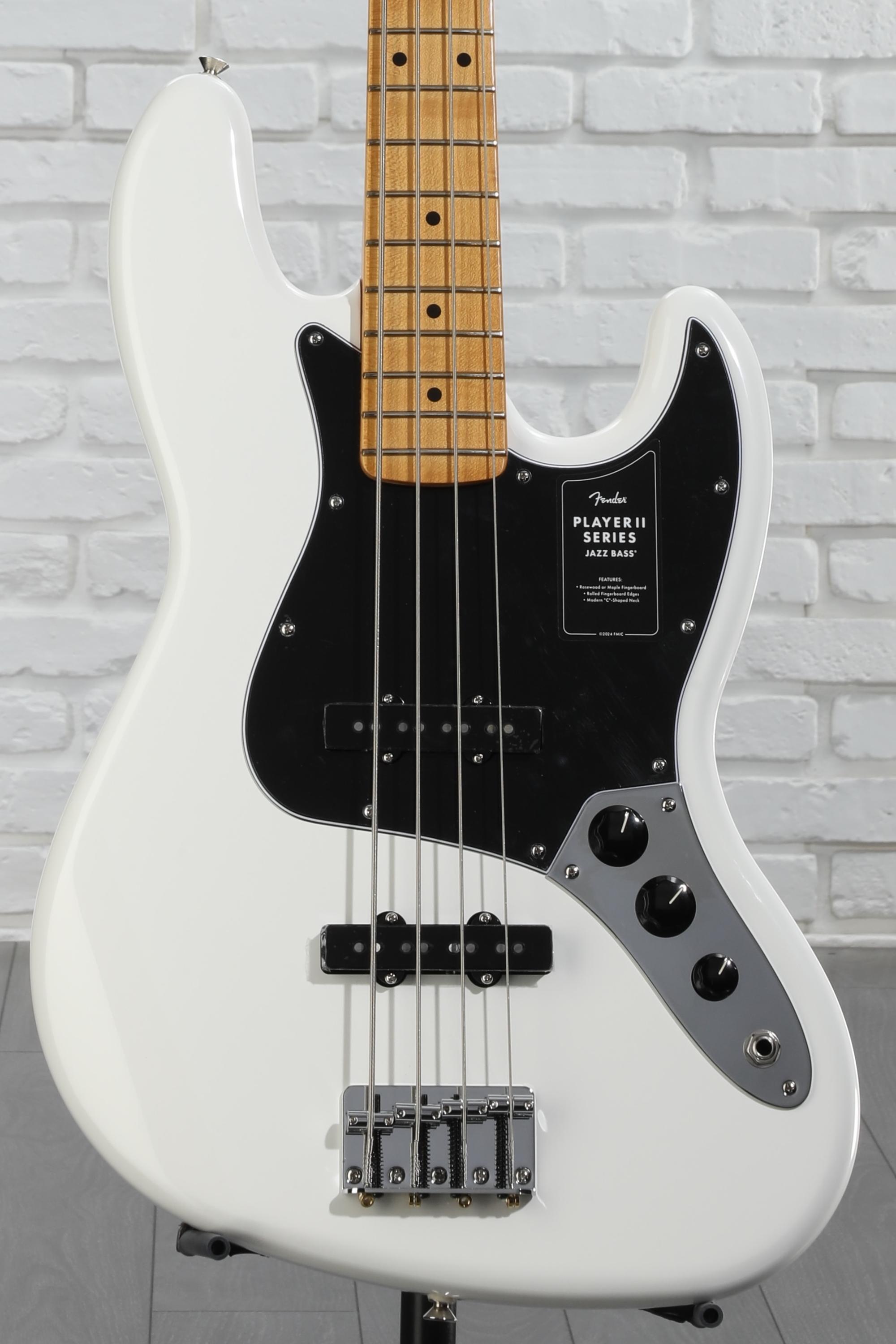 Fender Player II Jazz Bass - Polar White with Maple Fingerboard