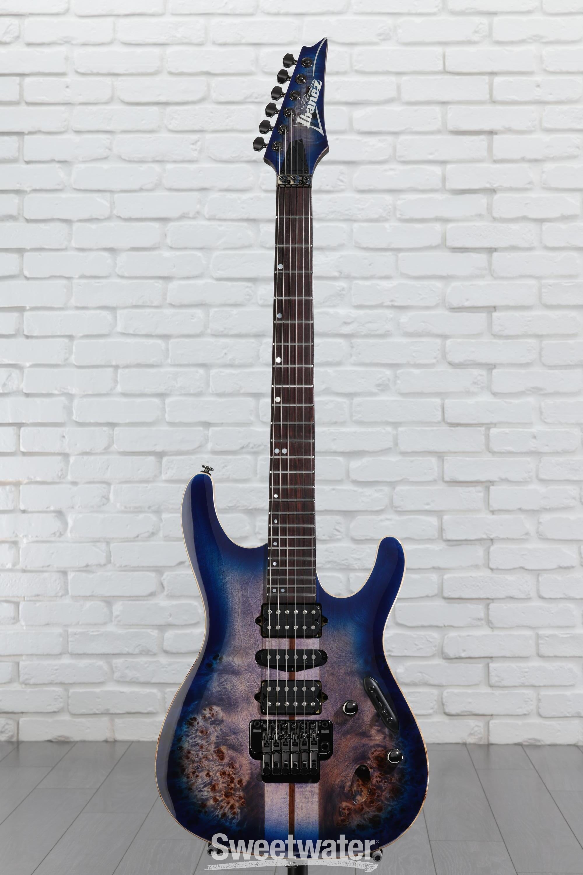 Ibanez Premium S1070PBZ Electric Guitar - Cerulean Blue