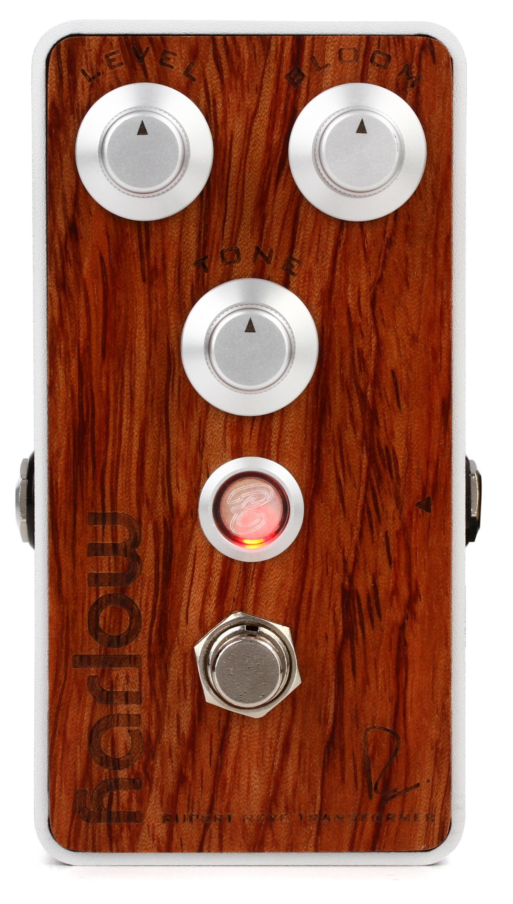 Bogner Harlow Boost Pedal with Bloom - Bubinga Faceplate | Sweetwater