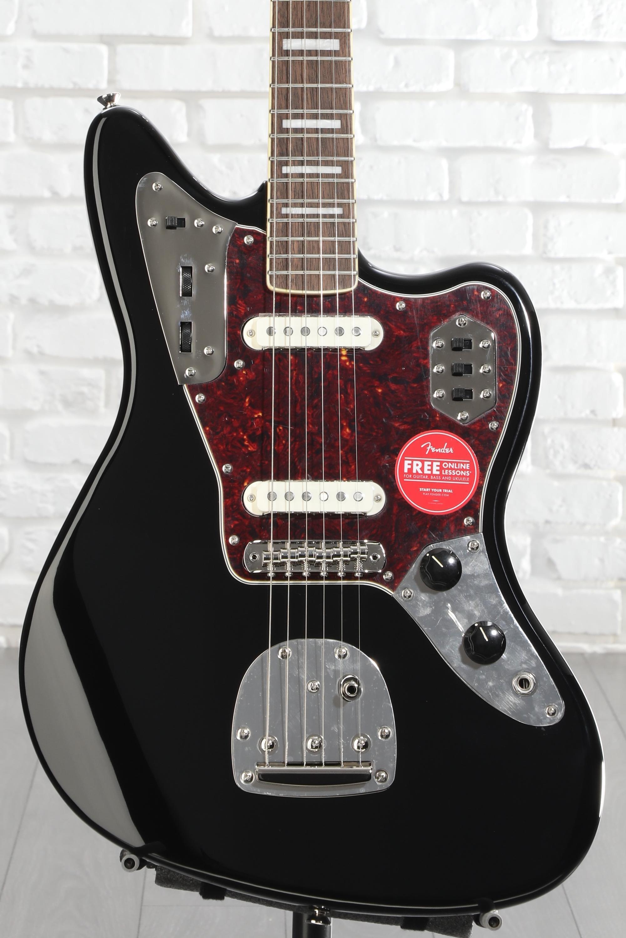 Squier Classic Vibe '70s Jaguar - Black | Sweetwater