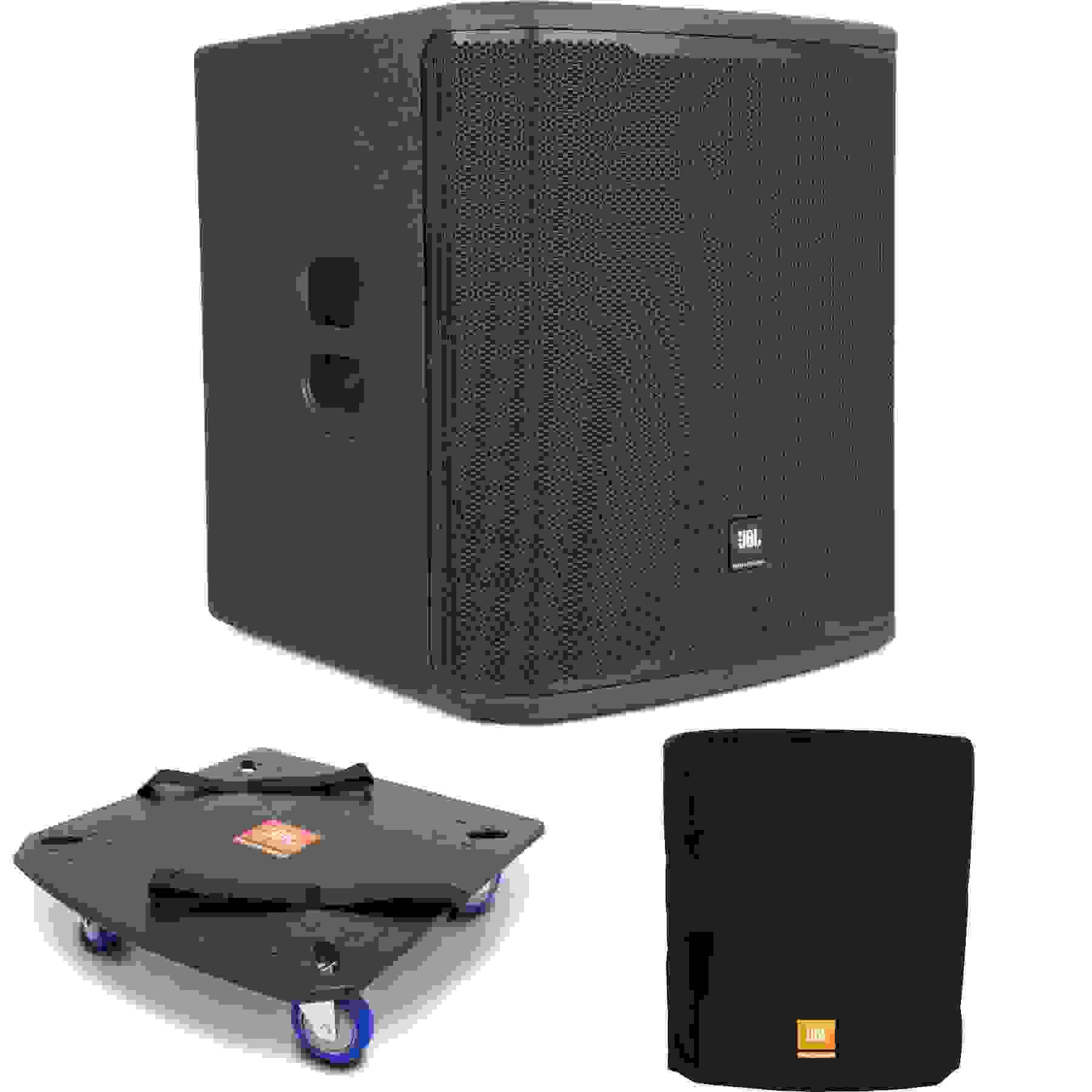 JBL PRX918XLF 18inch Powered Subwoofer with Casters and Cover Sweetwater