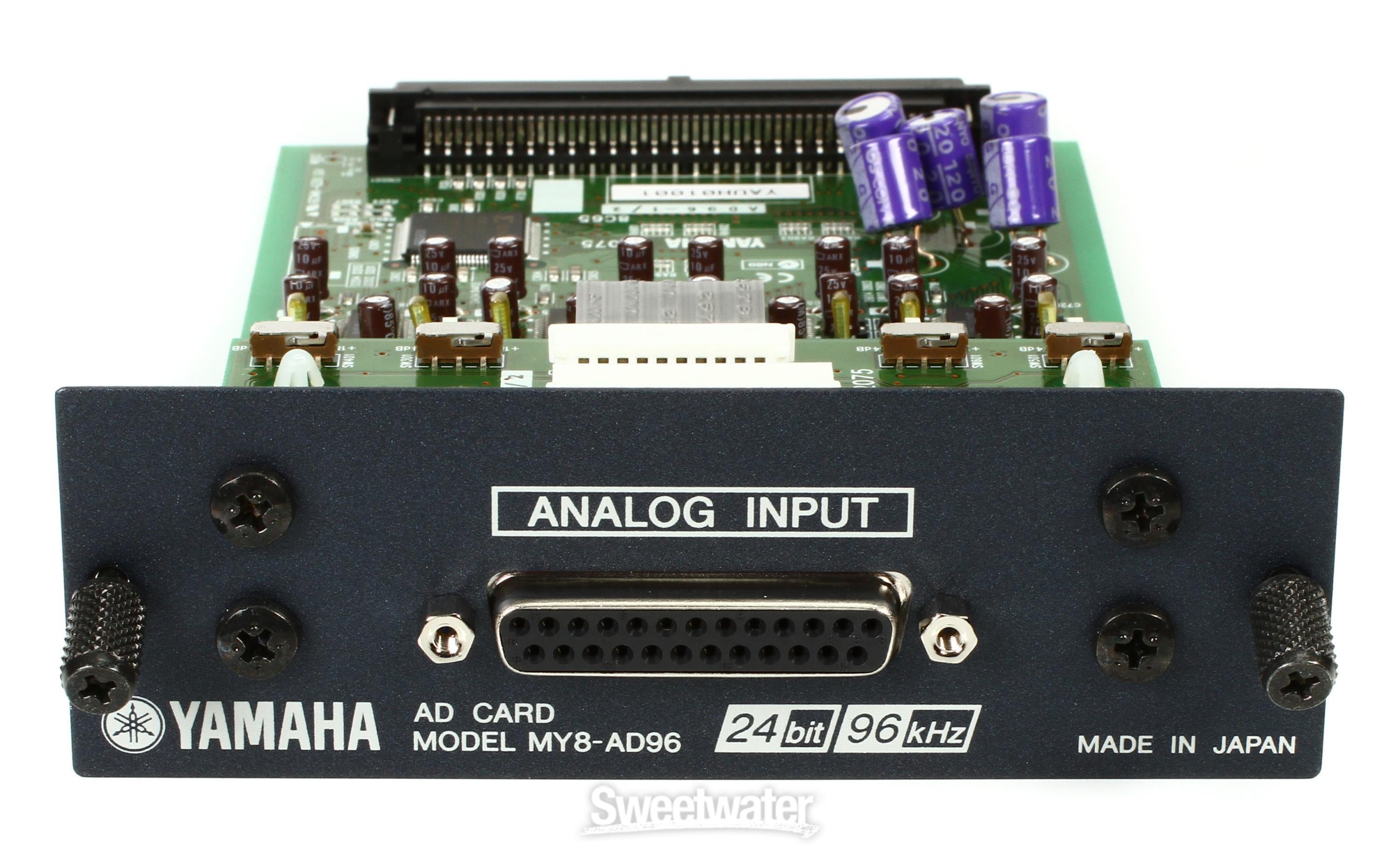 Yamaha MY8ADDA96 8-Channel Analog I/O Expansion Card - Sound