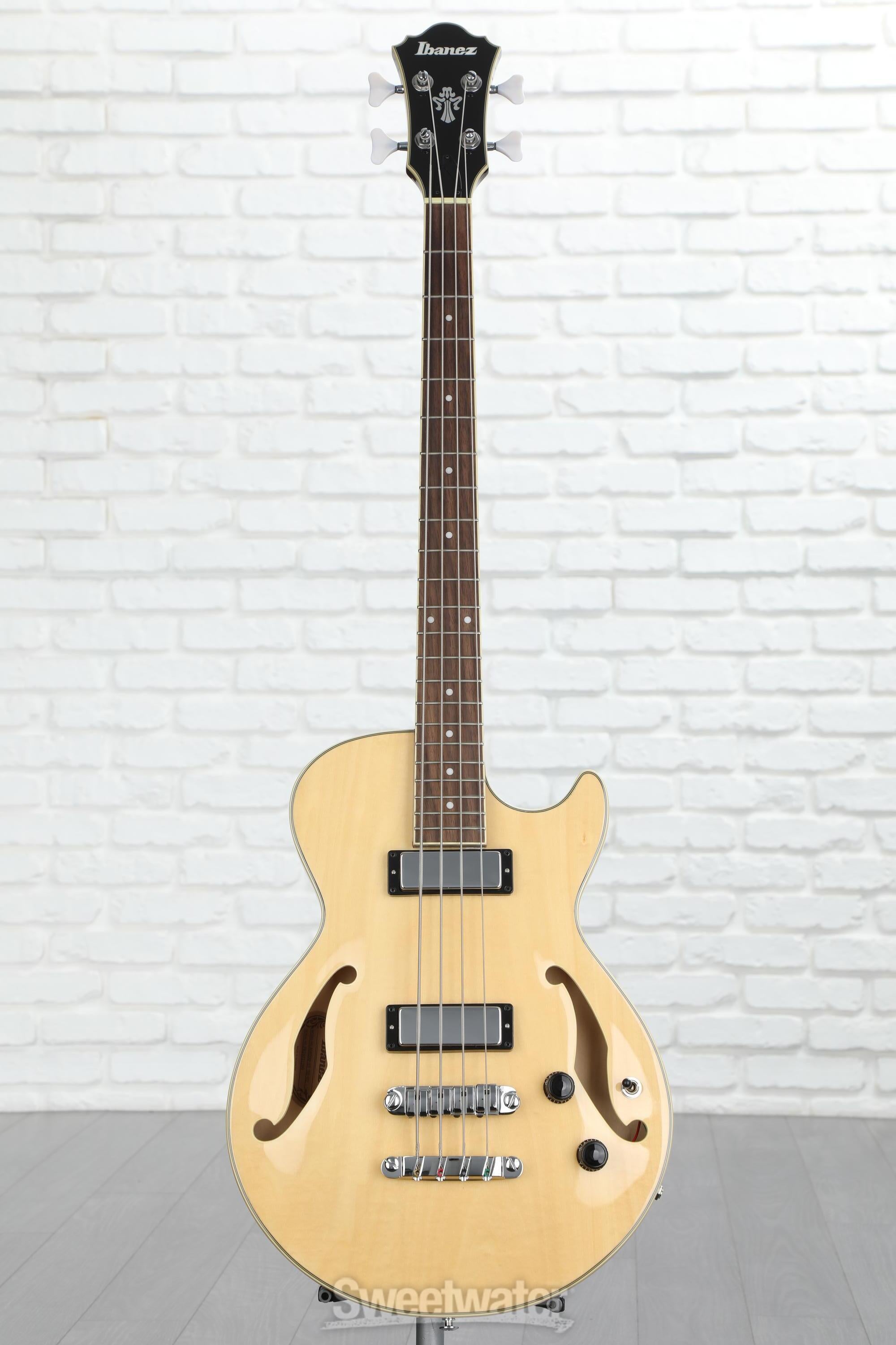 Ibanez AGB200 Semi-hollow Bass Guitar - Natural | Sweetwater