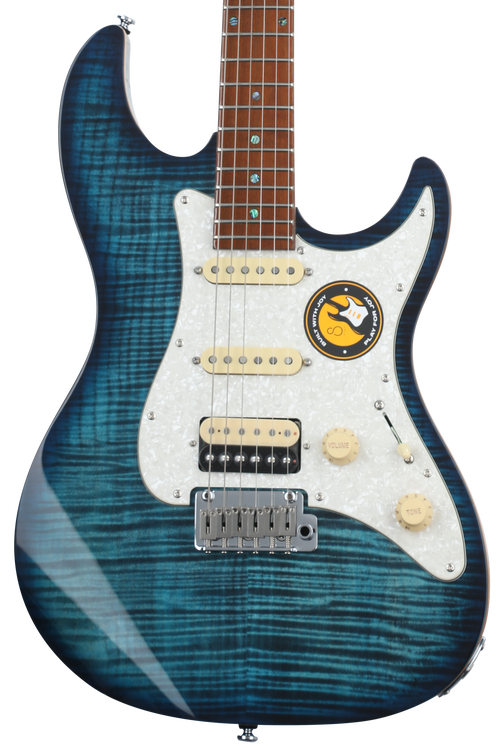 Sire Larry Carlton S7 FM Electric Guitar - Transparent Blue