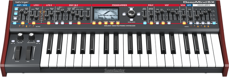 Behringer DeepMind 6X Polyphonic Analog Synthesizer | Sweetwater