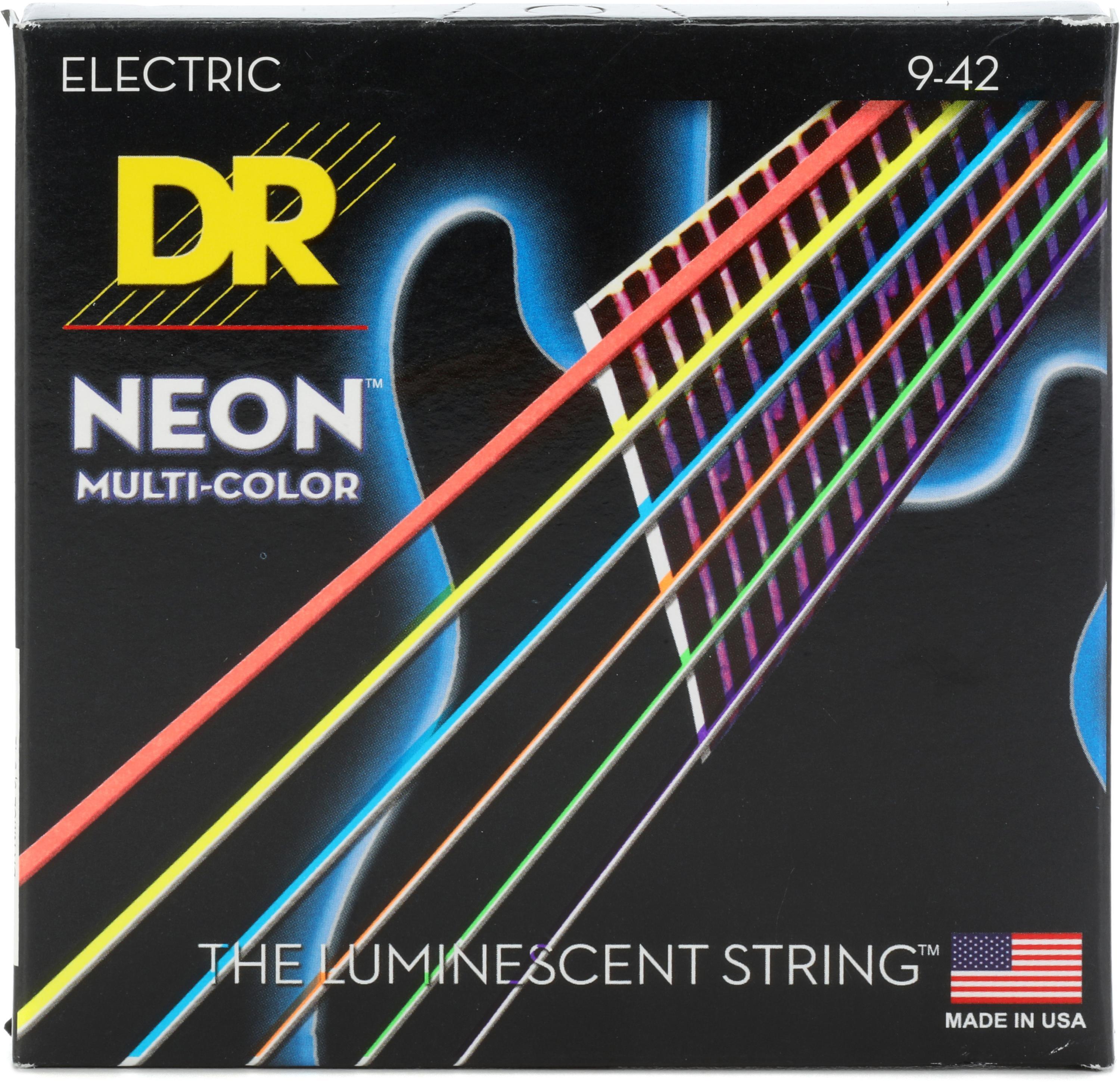 Neon Electric Guitar Strings