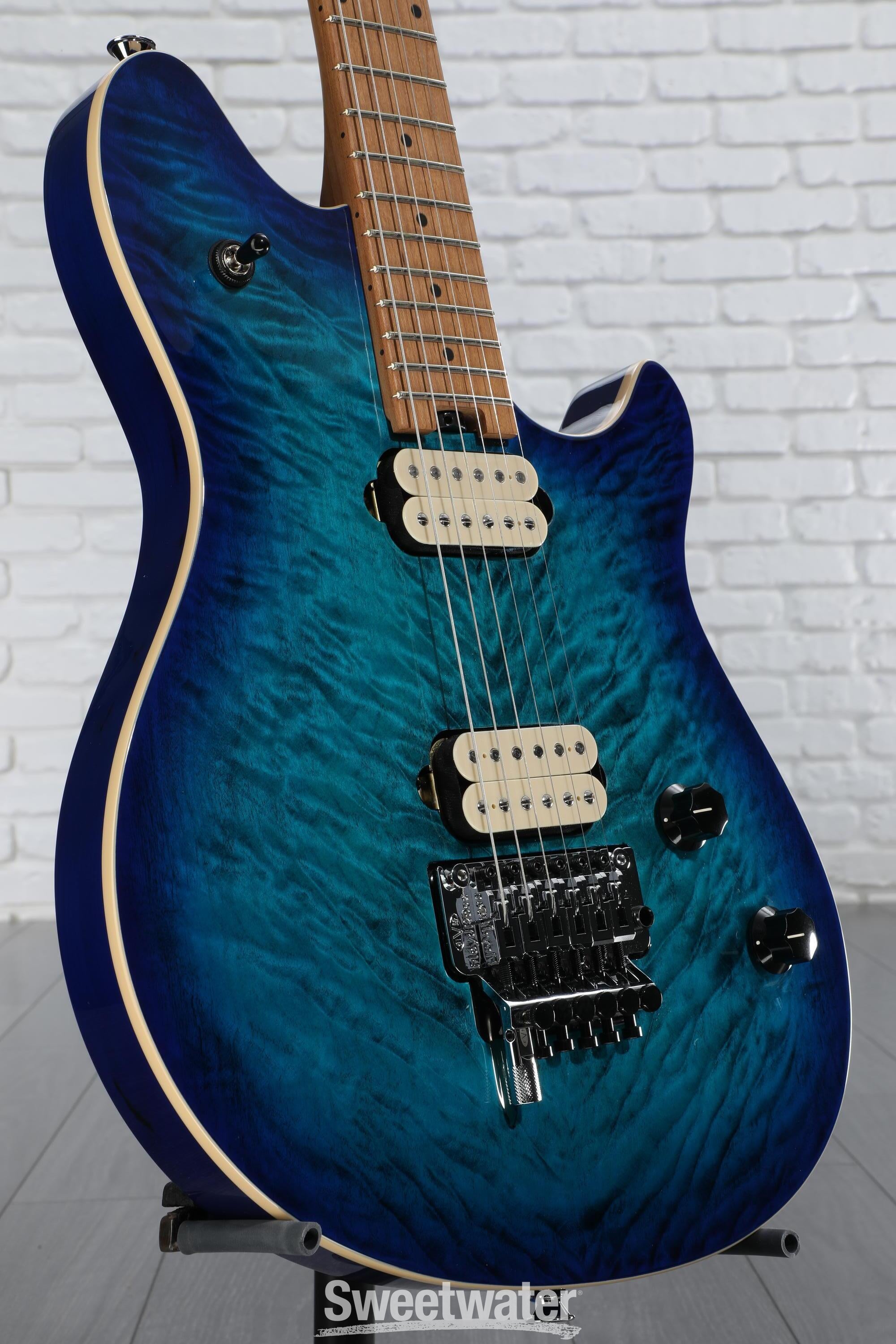 ギター EVH Wolfgang Special QM Chlorine Burst EVH Wolfgang Special QM Electric Guitar - Chlorine Burst
