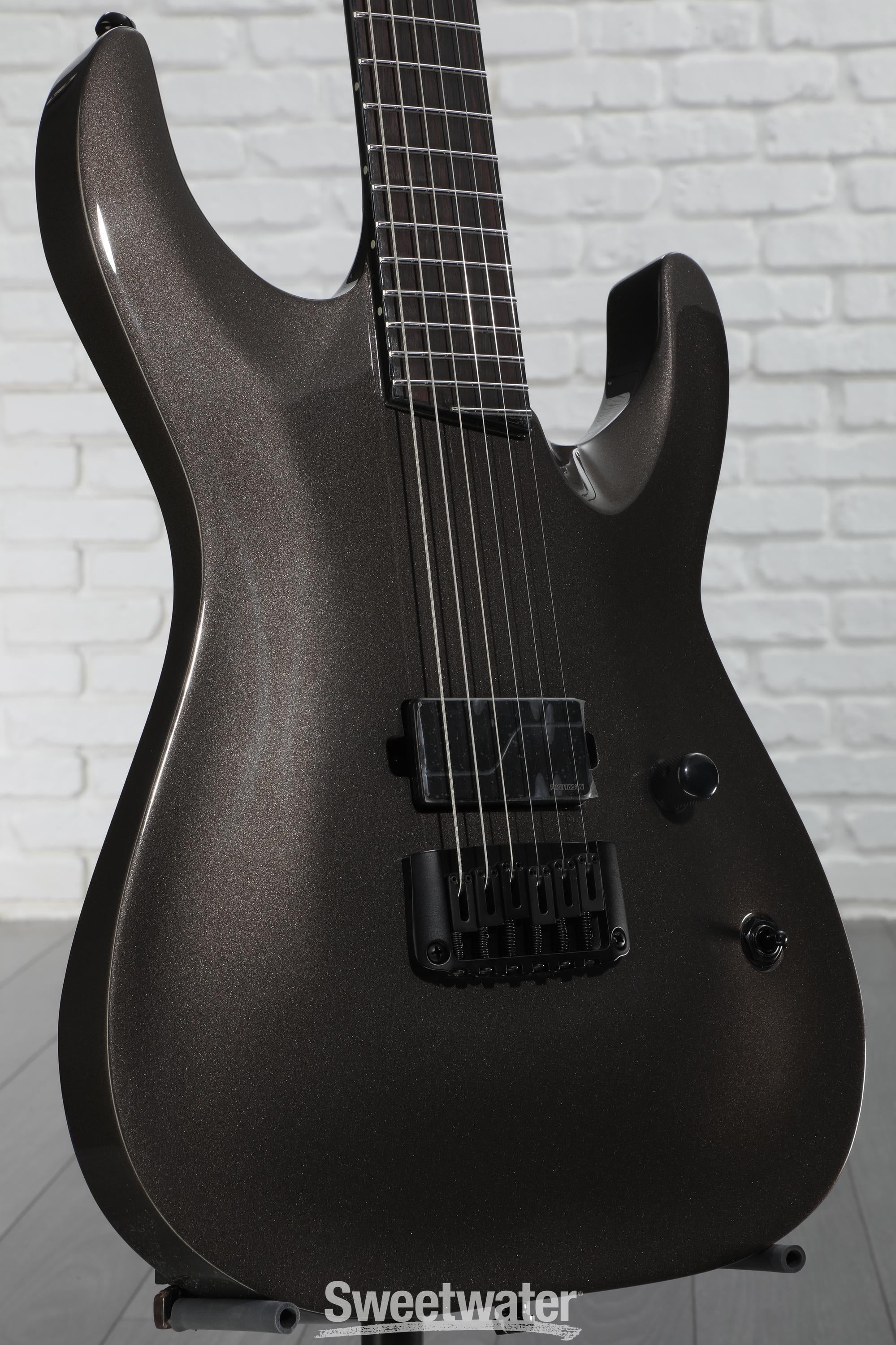 ESP EIIHRFNT8BDMRS Solid-Body Electric Guitar, Deep Red Metallic Satin