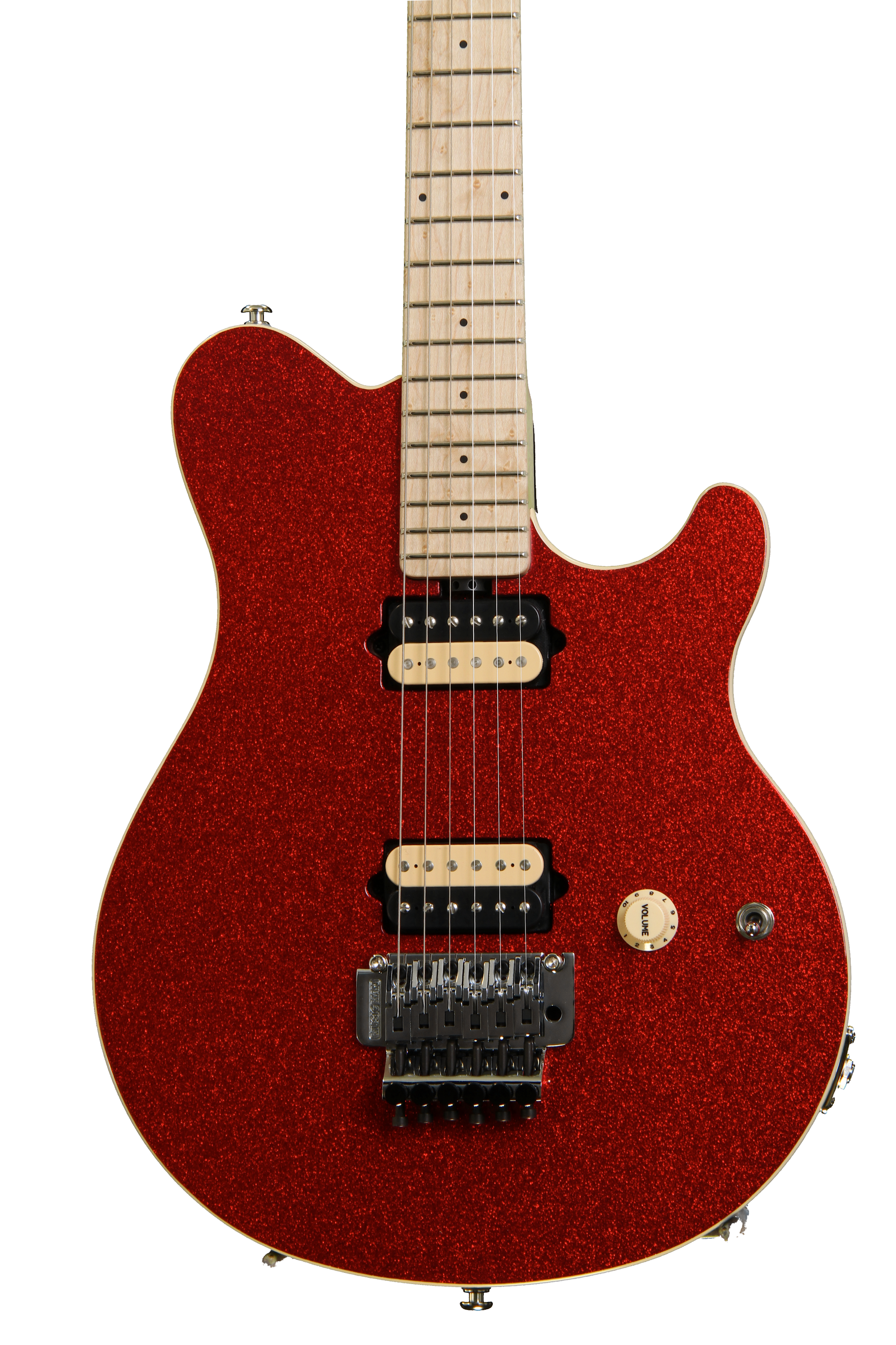 Ernie Ball Music Man Axis FR - Cardinal Red Sparkle | Sweetwater