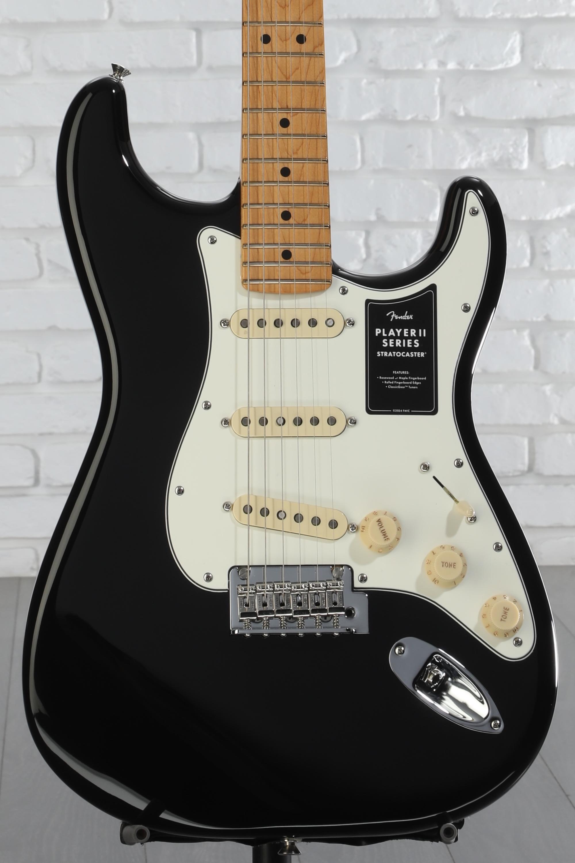 Fender Player II Stratocaster Electric Guitar - Black with