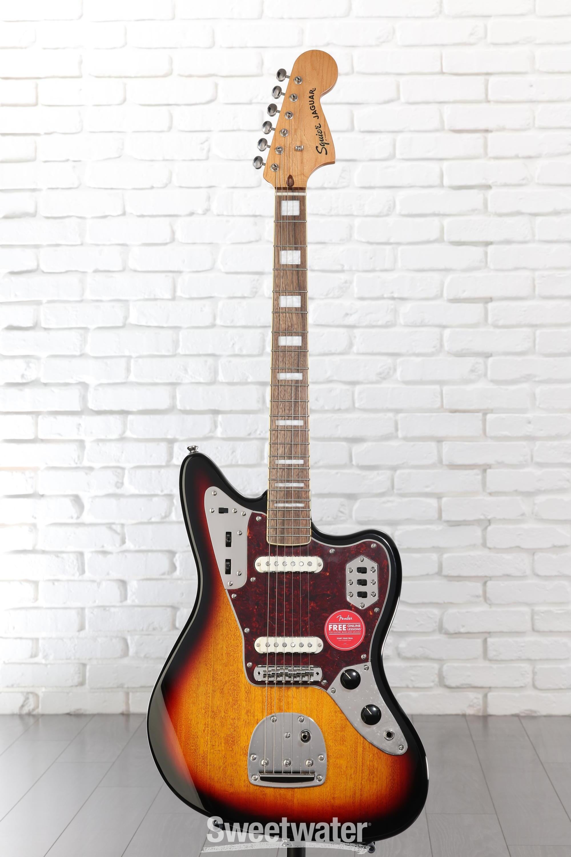 Squier Classic Vibe '70s Jaguar - 3-Tone Sunburst | Sweetwater