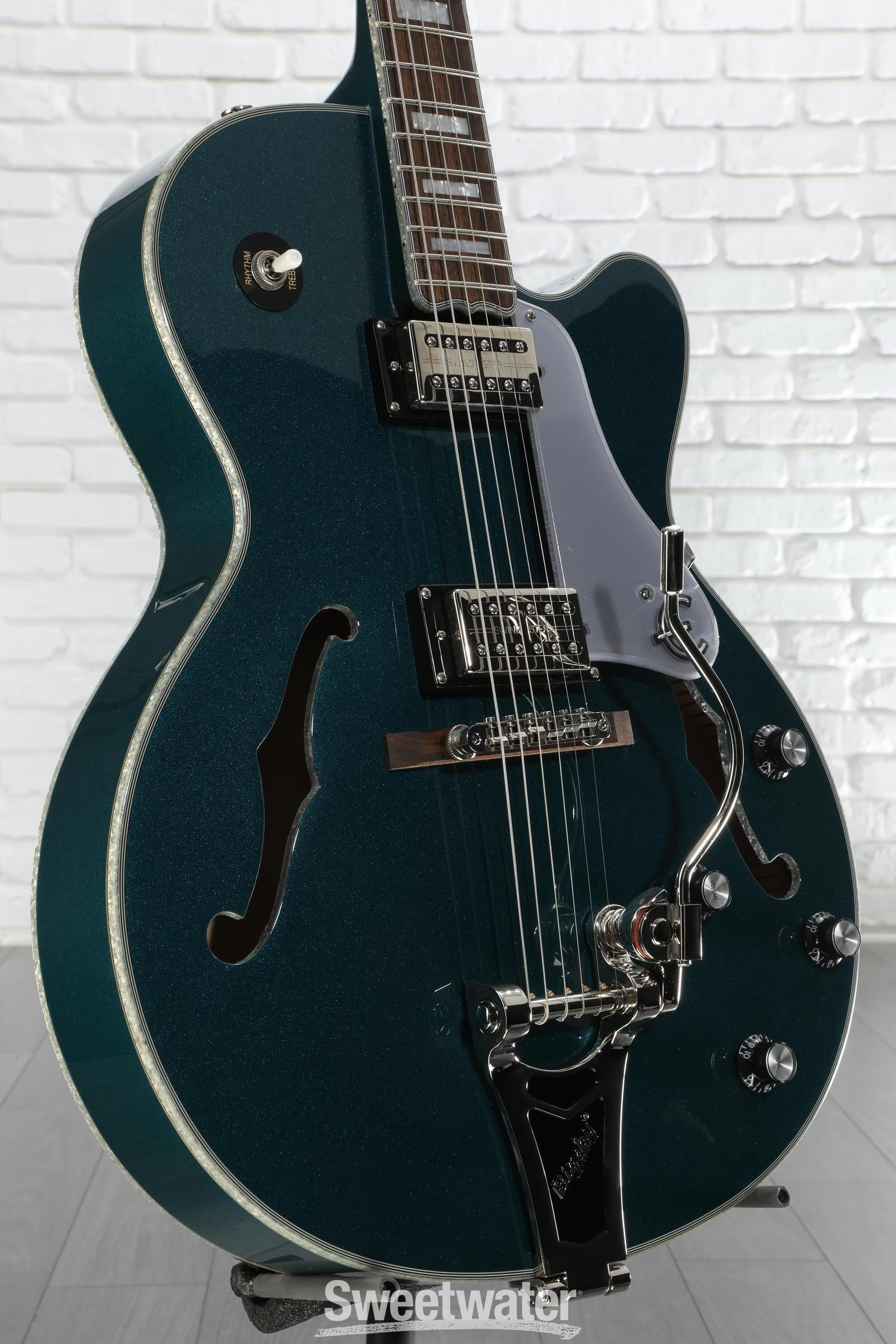 Epiphone Emperor Swingster Hollowbody - Delta Blue Metallic