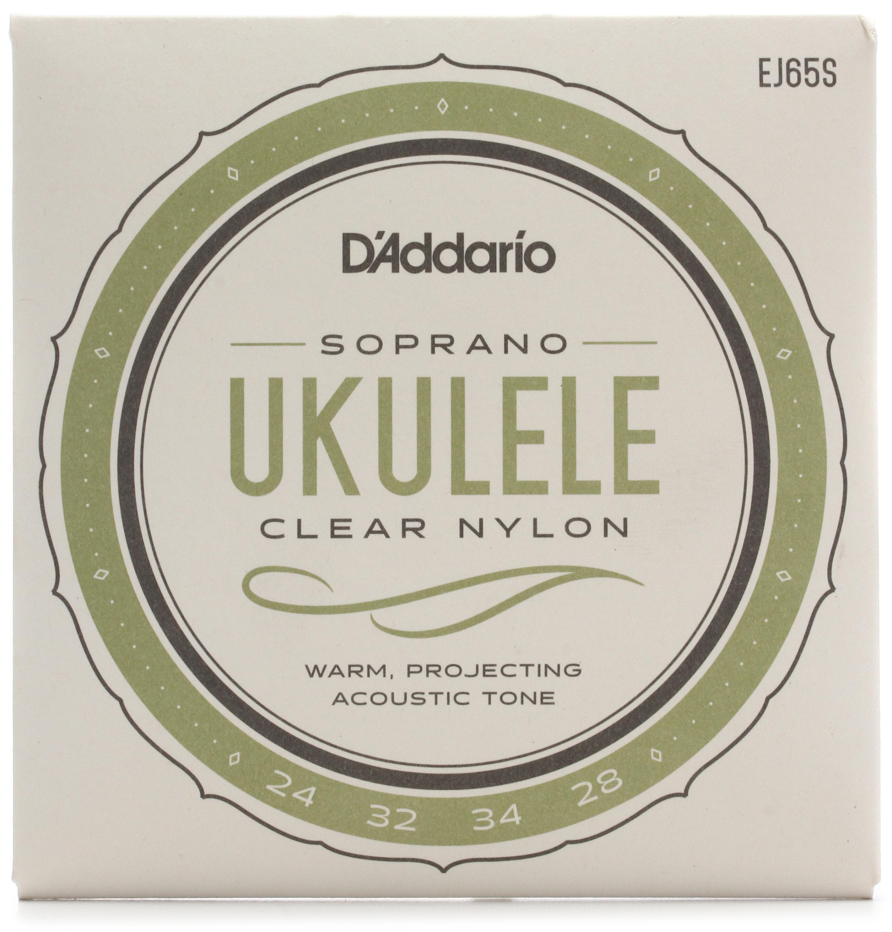 Photo of D'Addario EJ65S Pro-Arte Custom Extruded Nylon Soprano Ukulele Strings - .024-.034