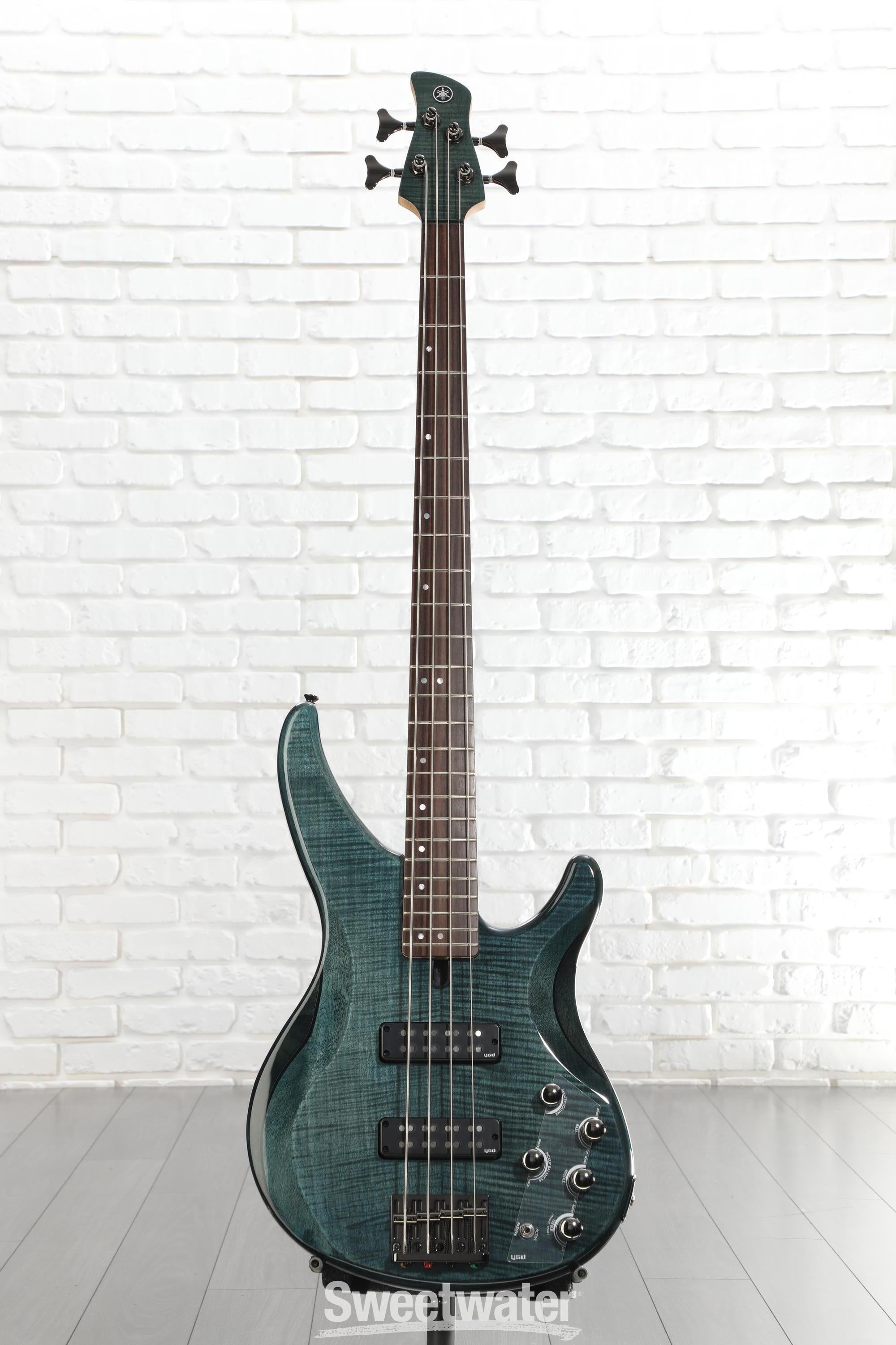 Yamaha TRBX604FM 4-string Bass Guitar - Indigo Blue | Sweetwater