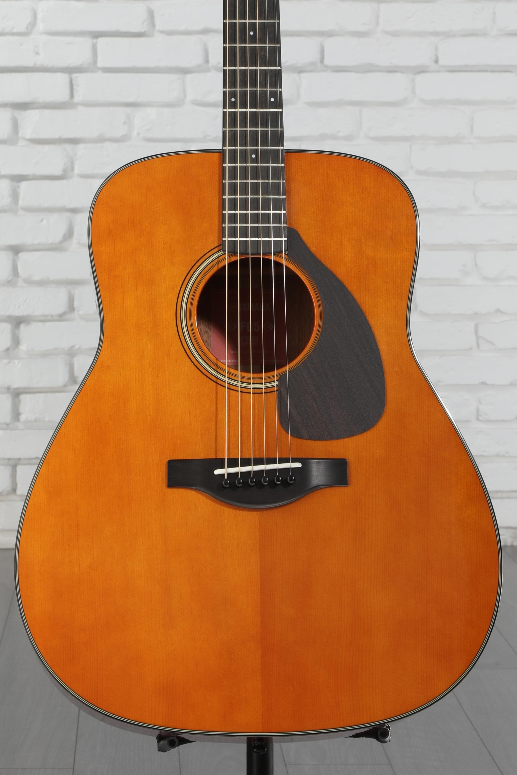 Yamaha FG5 Red Label Acoustic Guitar - Natural | Sweetwater