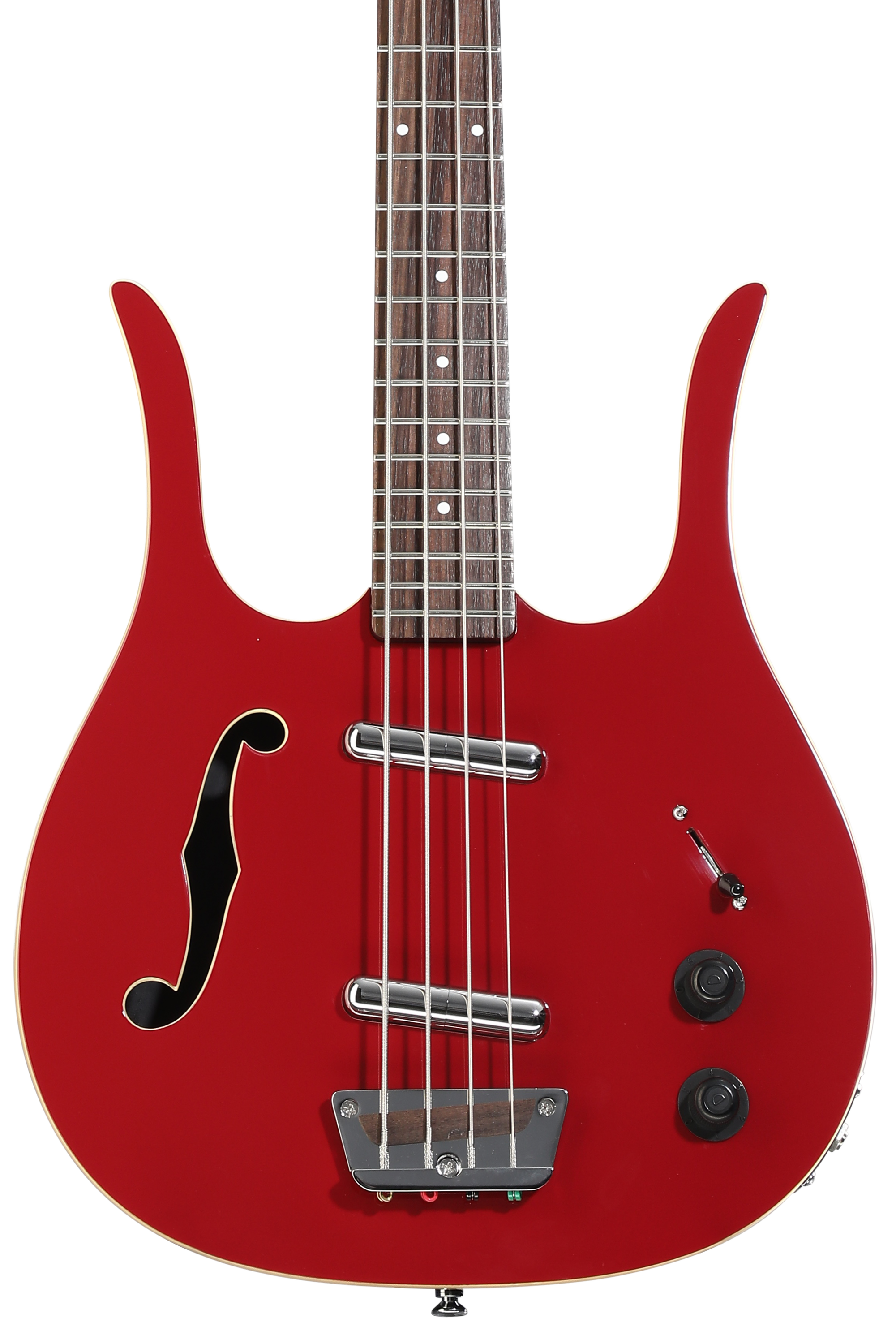 Danelectro '59DC Short Scale Bass Guitar - Black Metalflake