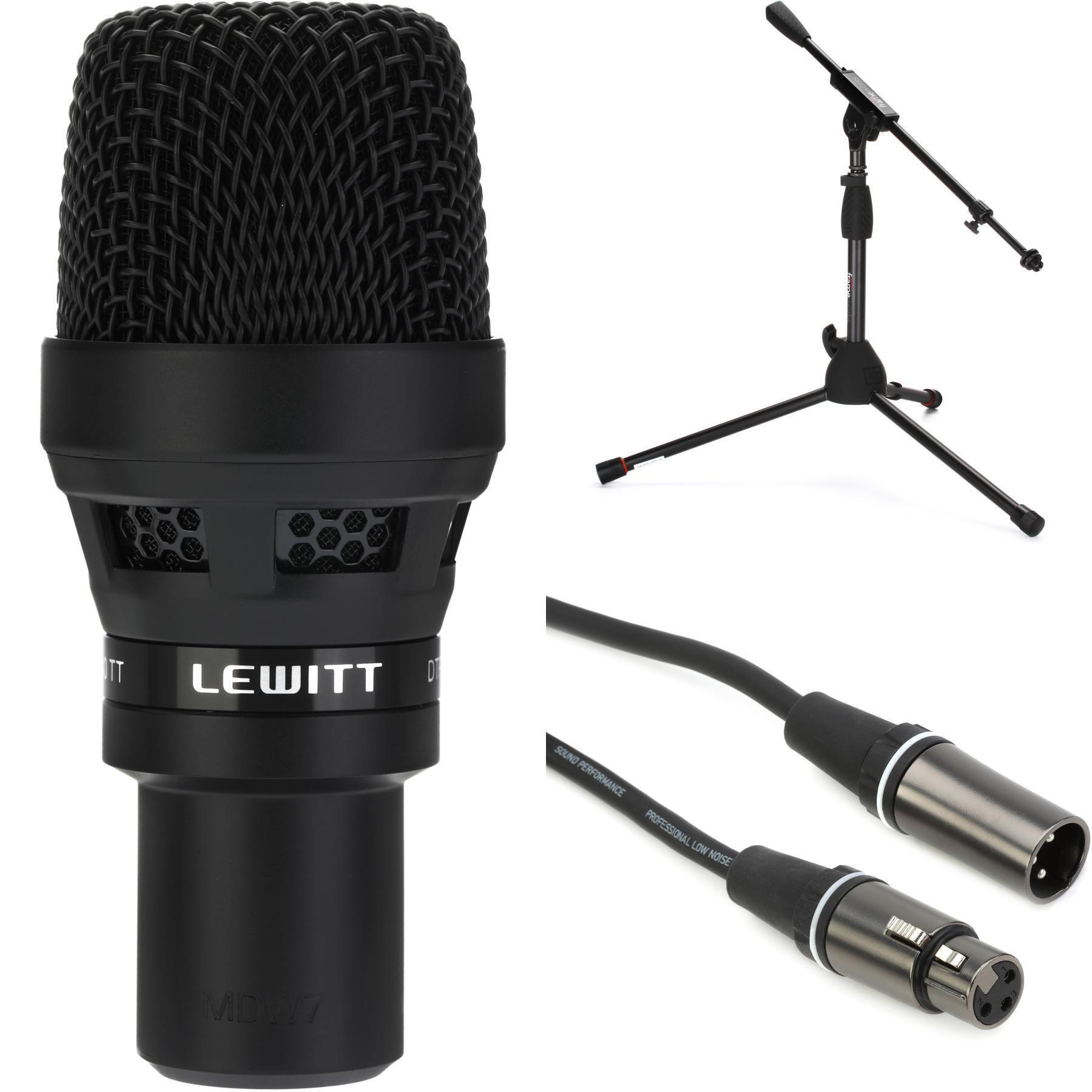 Lewitt DTP 340 TT Dynamic Instrument Microphone With Stand
